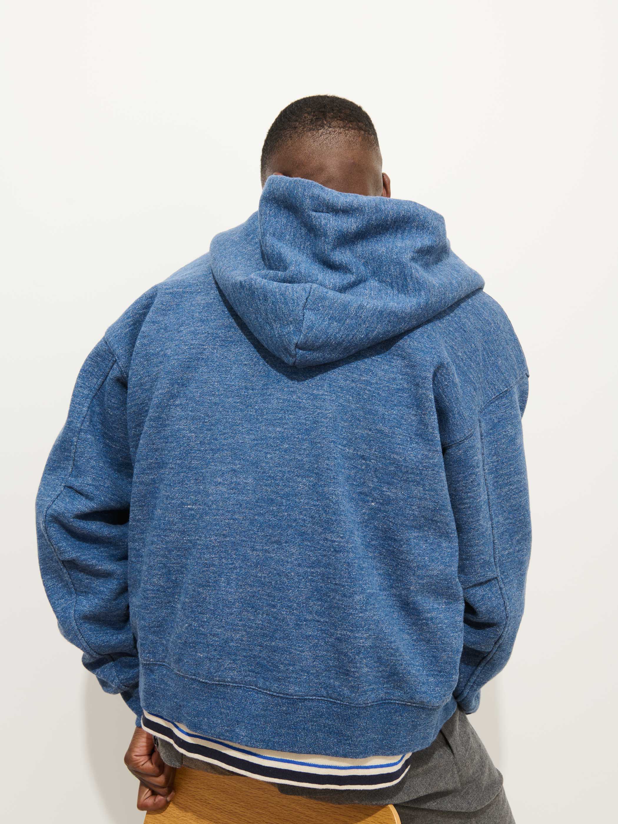 12th Street Zip Hoodie In Heather Fleece - Image 4