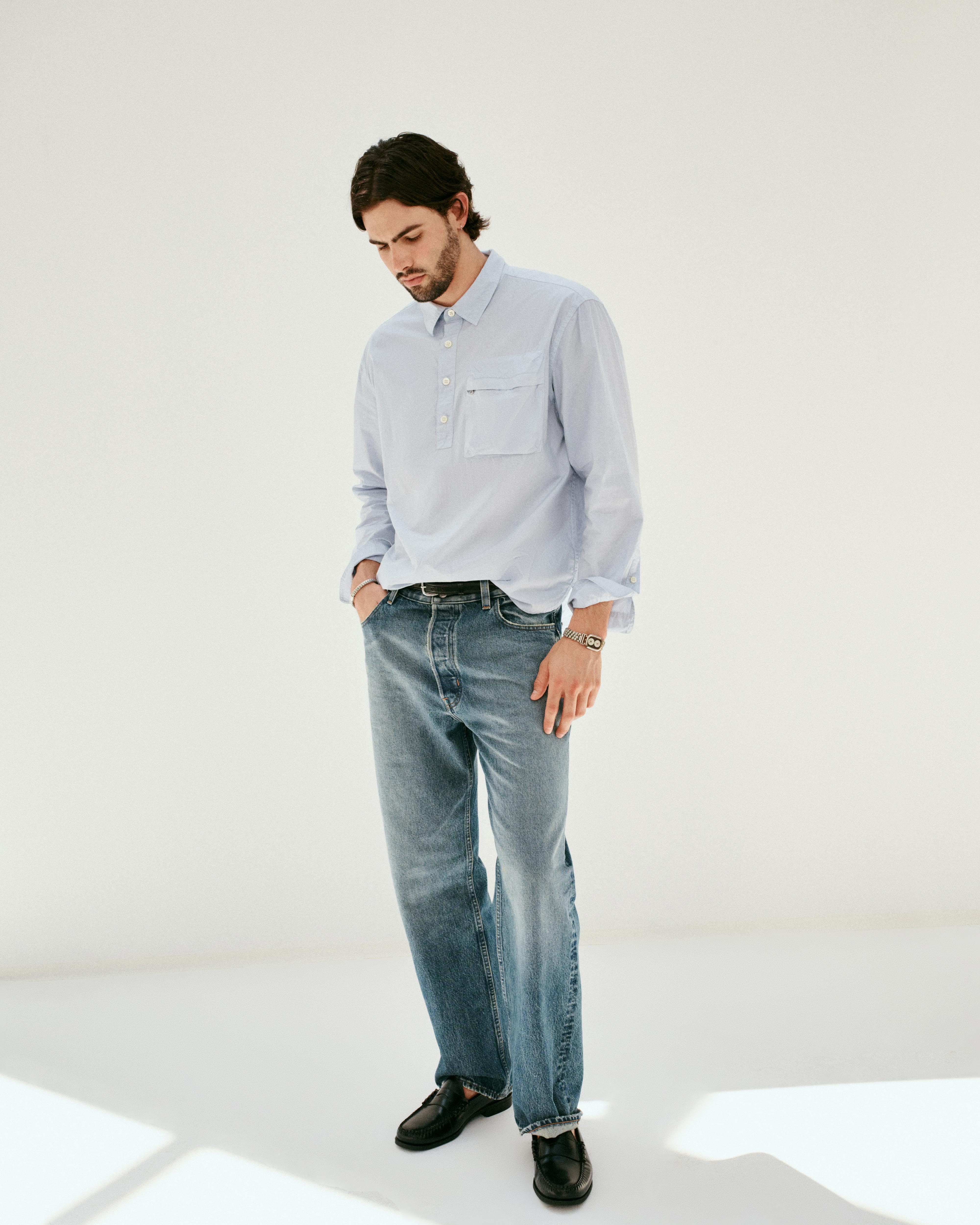 AM Relaxed Straight 5 Pocket Jean - Image 3