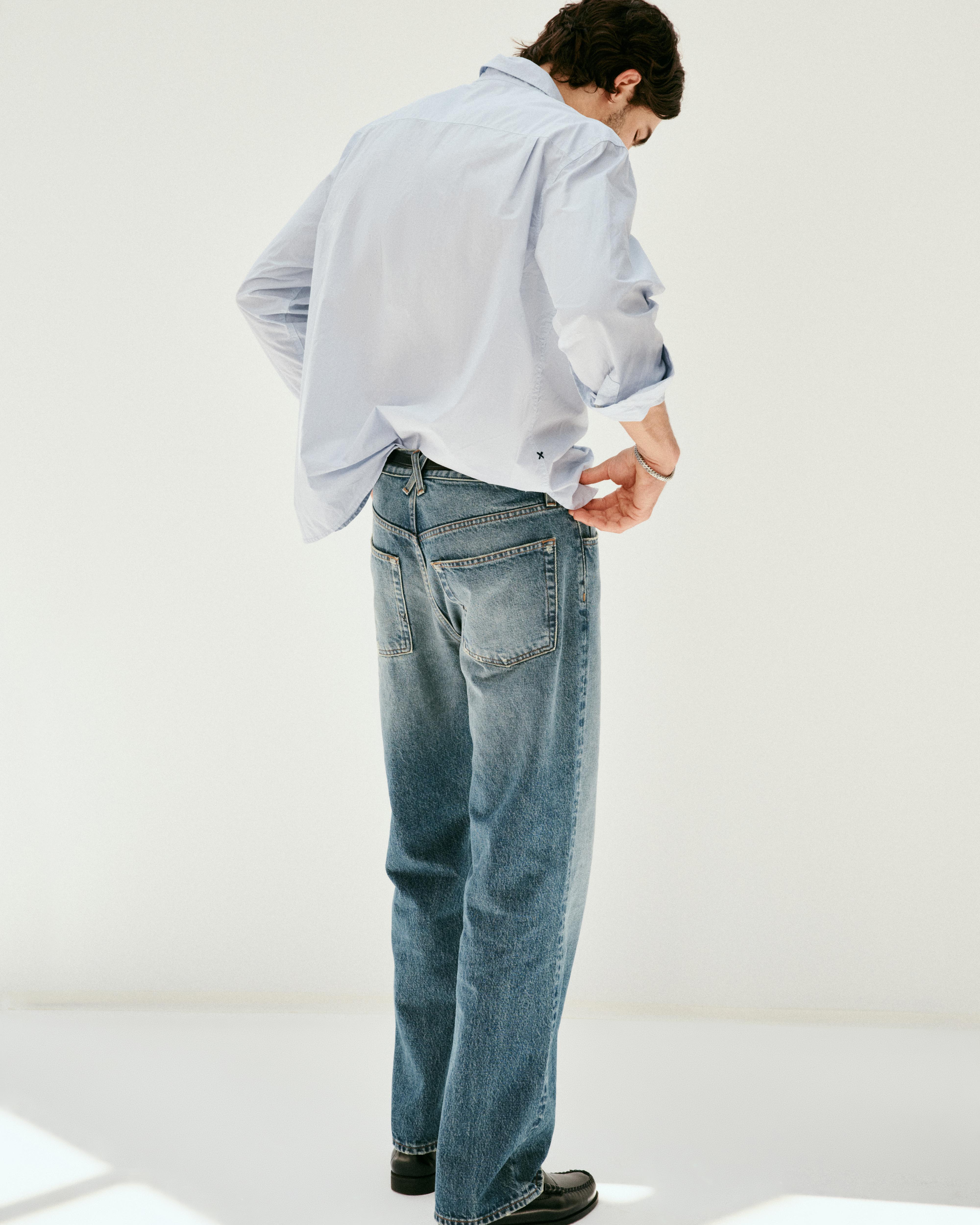AM Relaxed Straight 5 Pocket Jean - Image 4