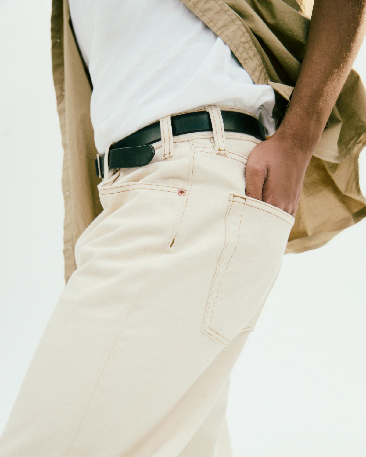 AM Relaxed Straight 5 Pocket Jean - Image 3