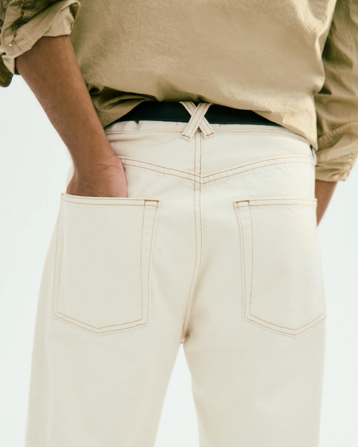 AM Relaxed Straight 5 Pocket Jean - Image 4