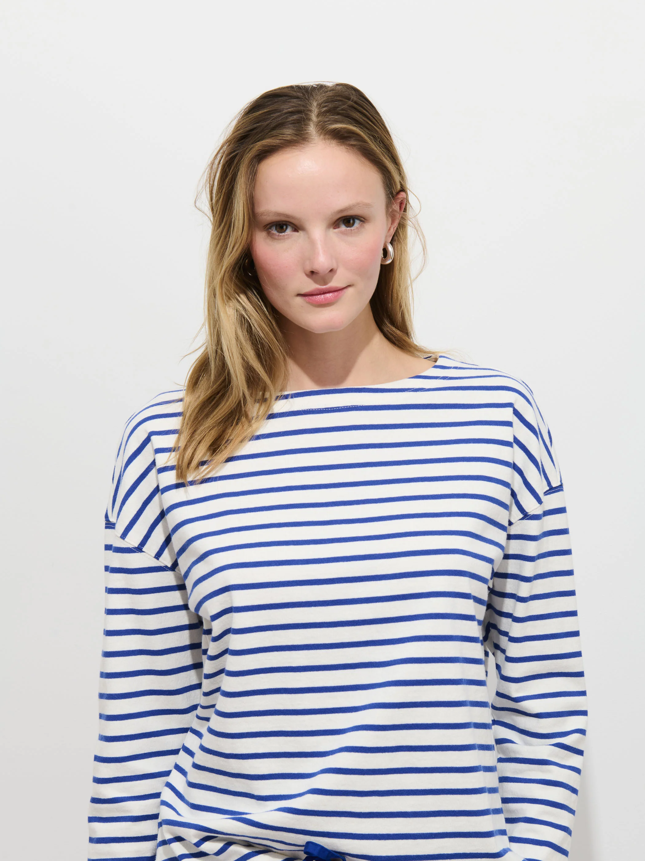 Avignon Striped Tee In Cotton