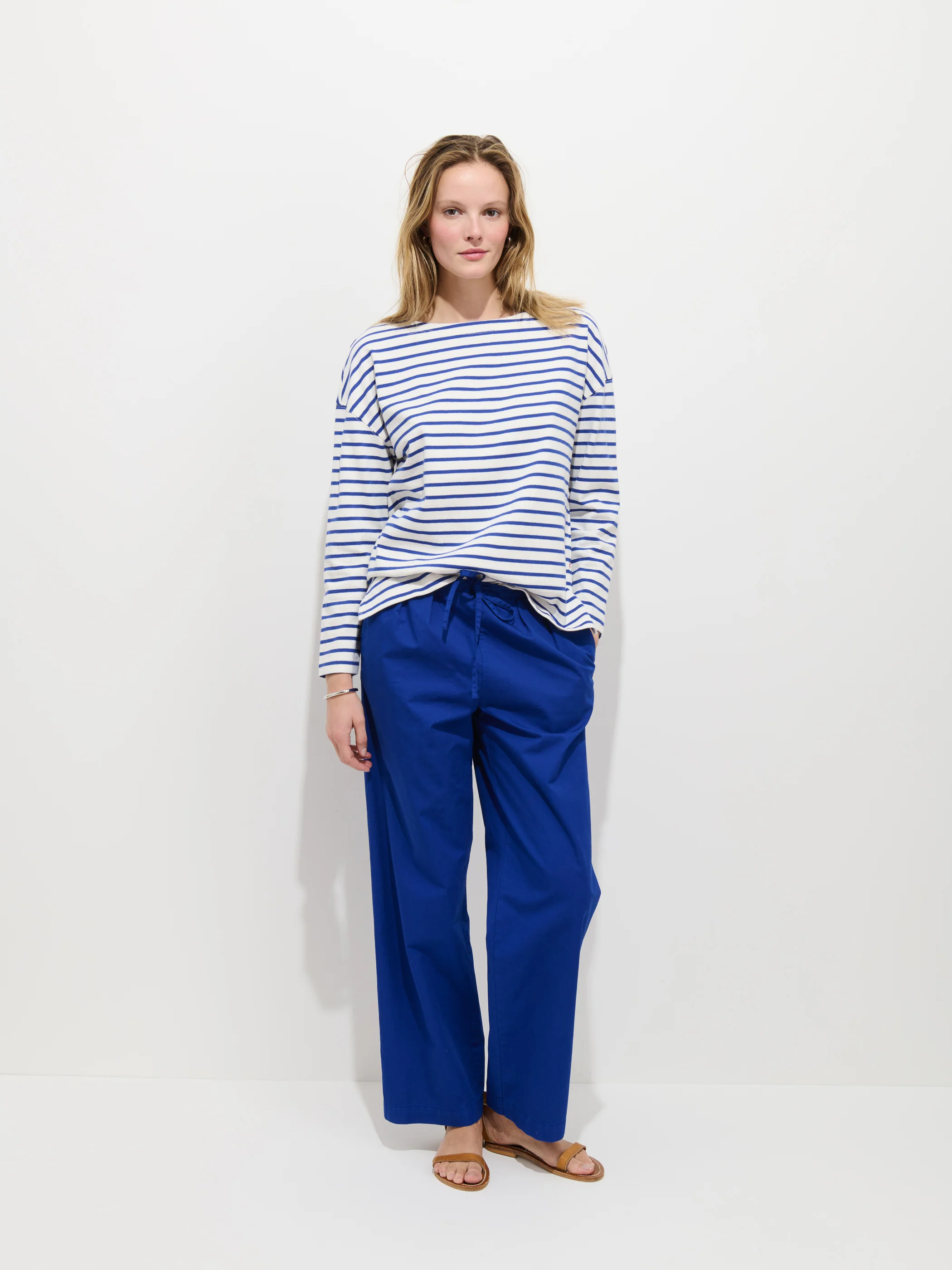 Avignon Striped Tee In Cotton - Image 3