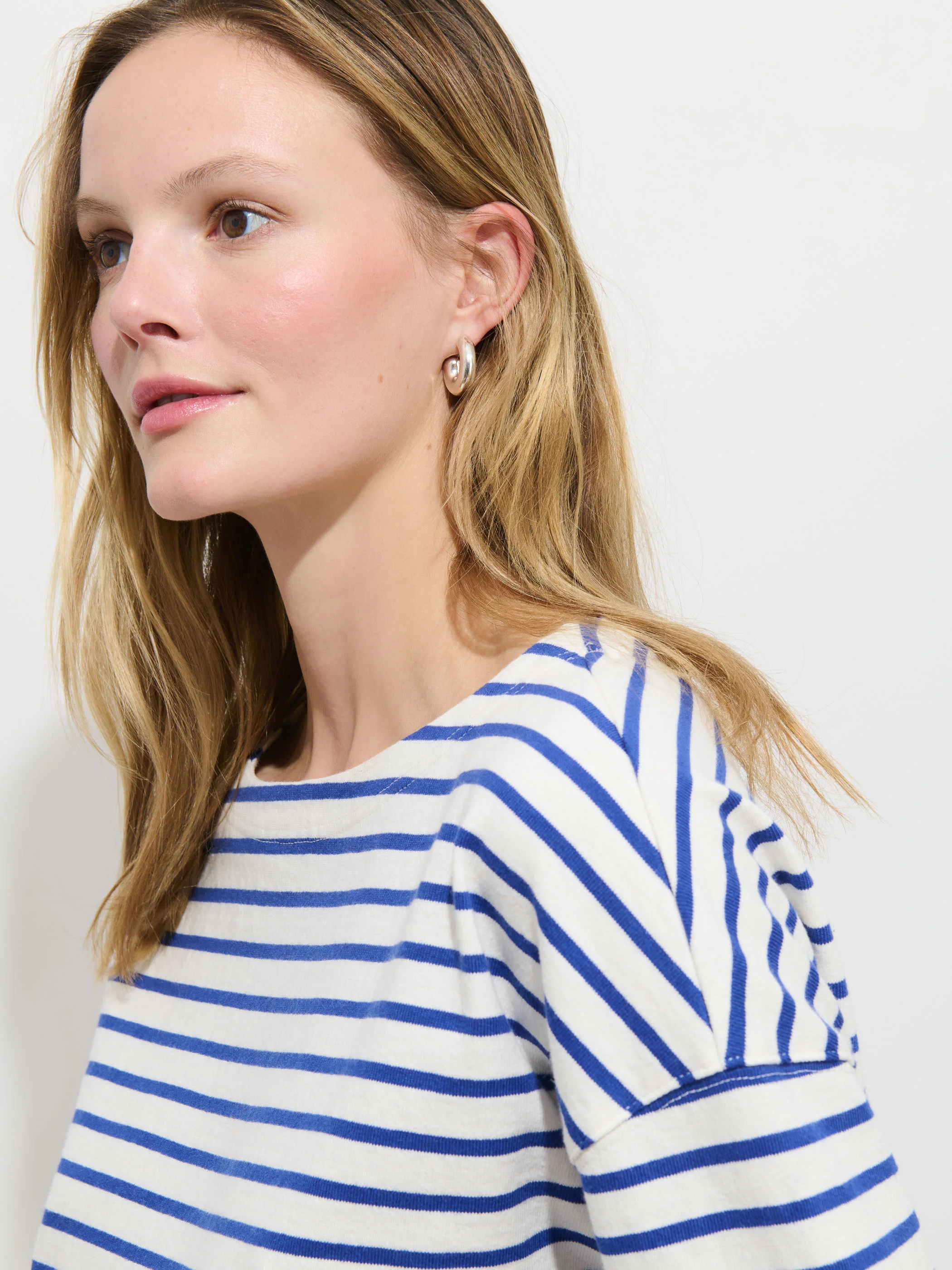 Avignon Striped Tee In Cotton - Image 4