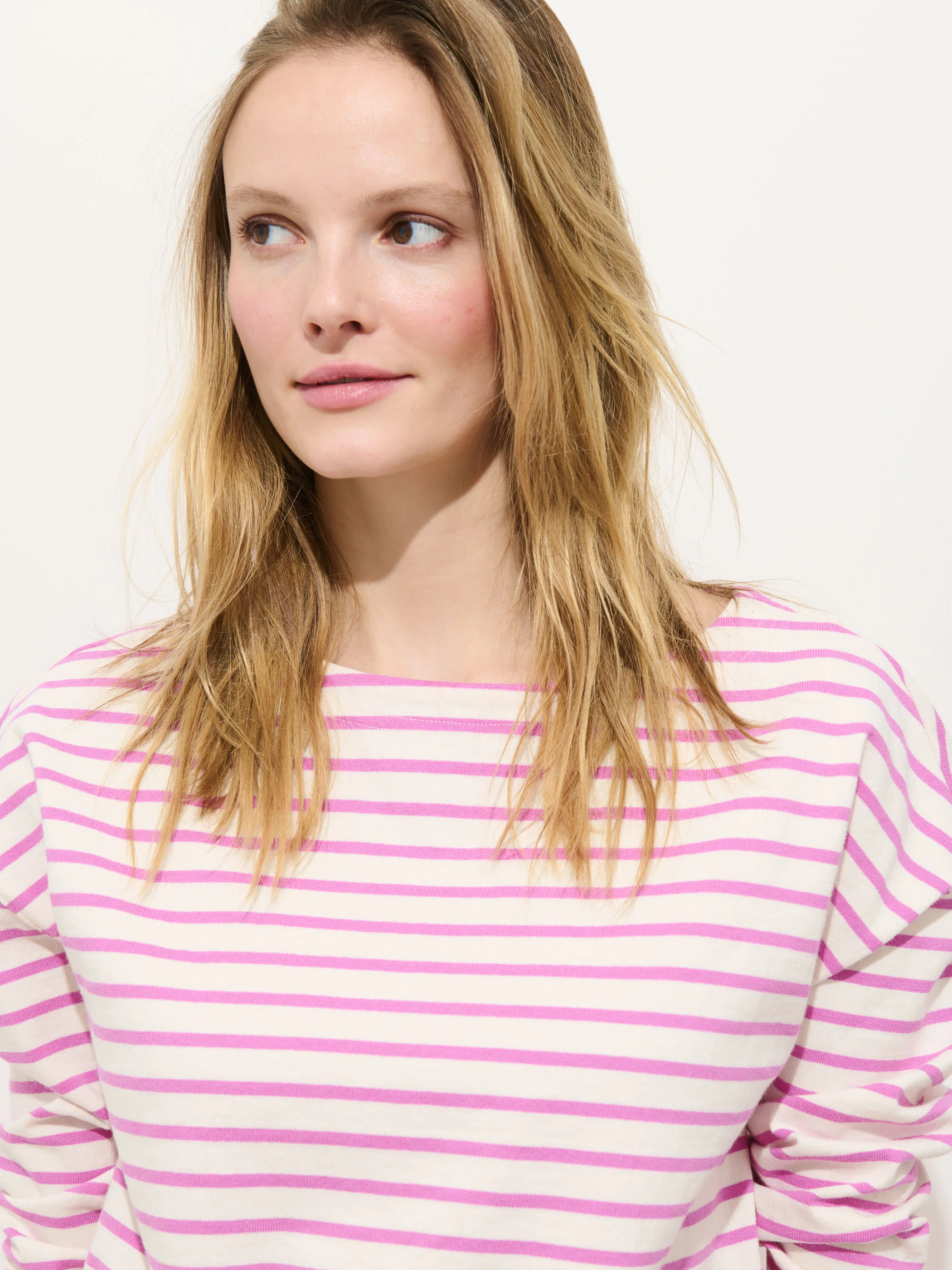 Avignon Striped Tee In Cotton - Image 5