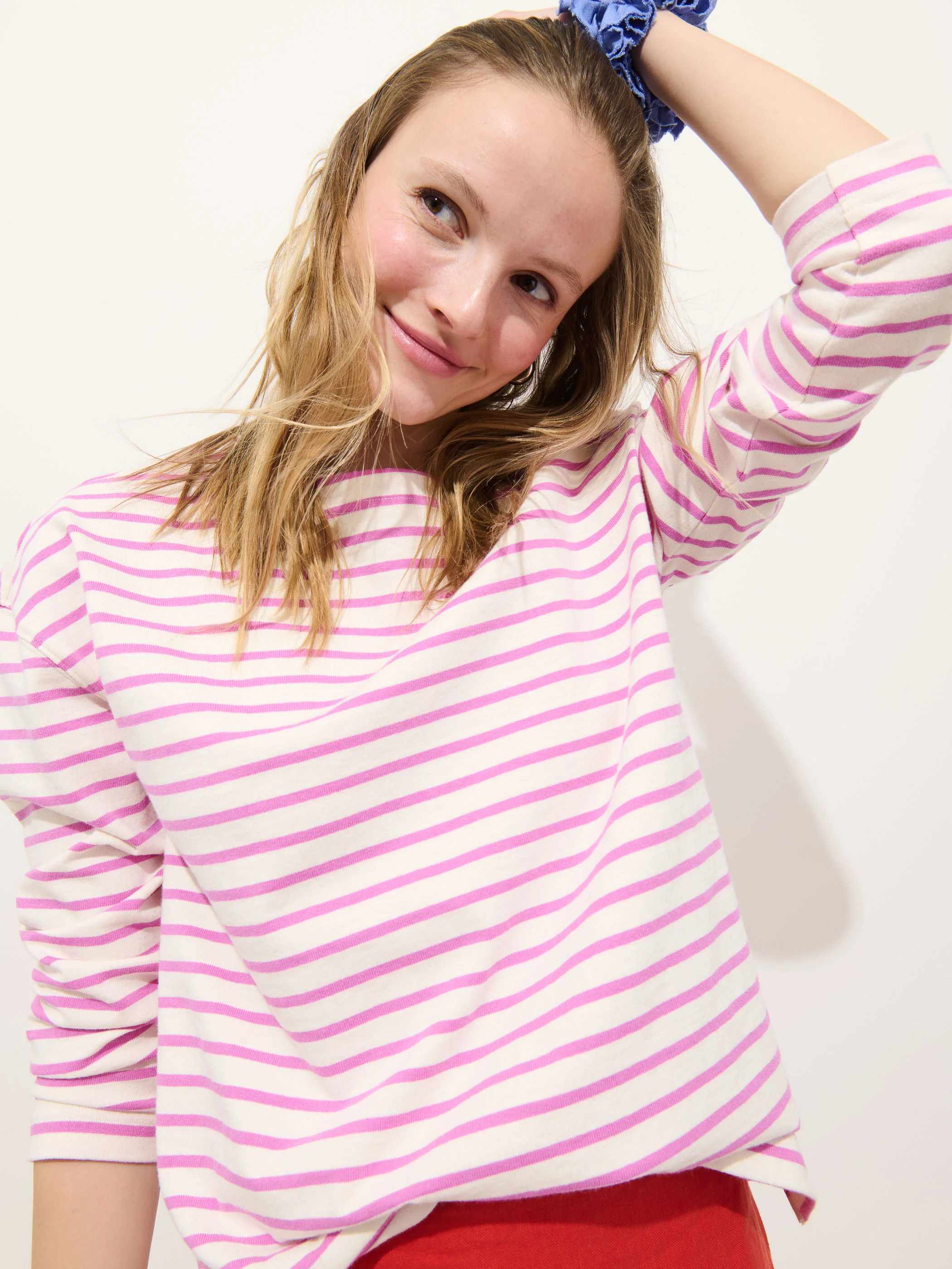 Avignon Striped Tee In Cotton - Image 7