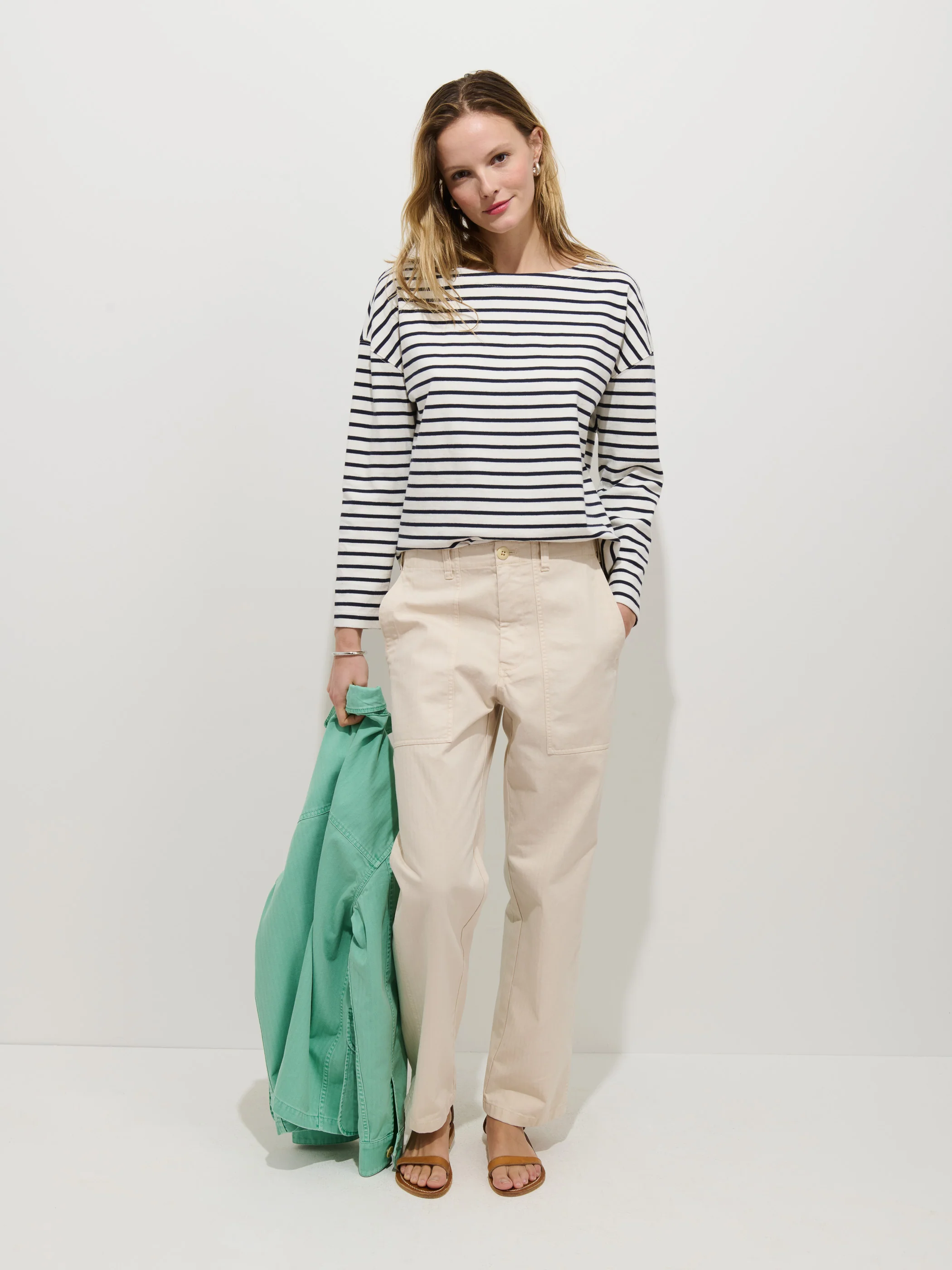 Avignon Striped Tee In Cotton - Image 4