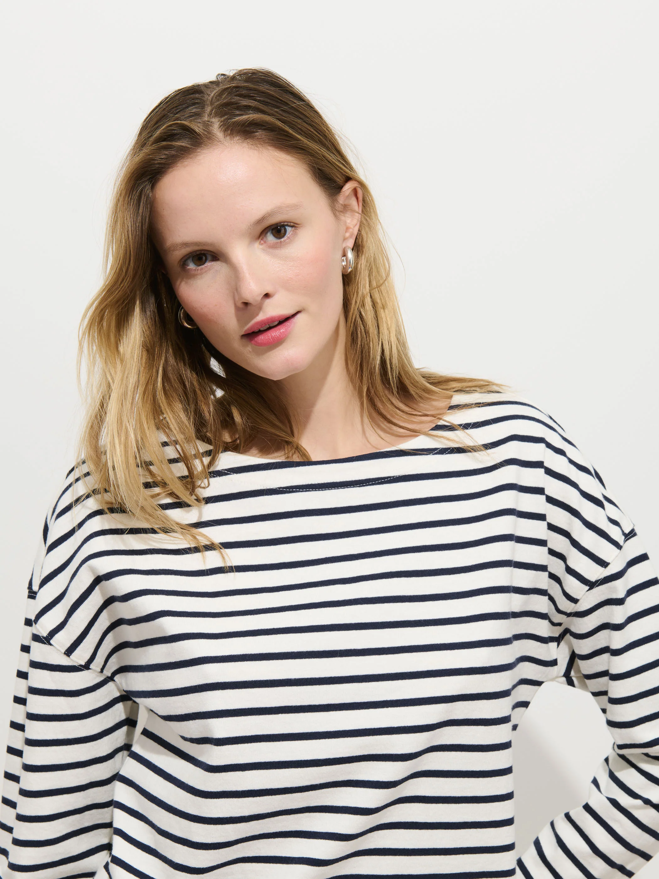 Avignon Striped Tee In Cotton - Image 5