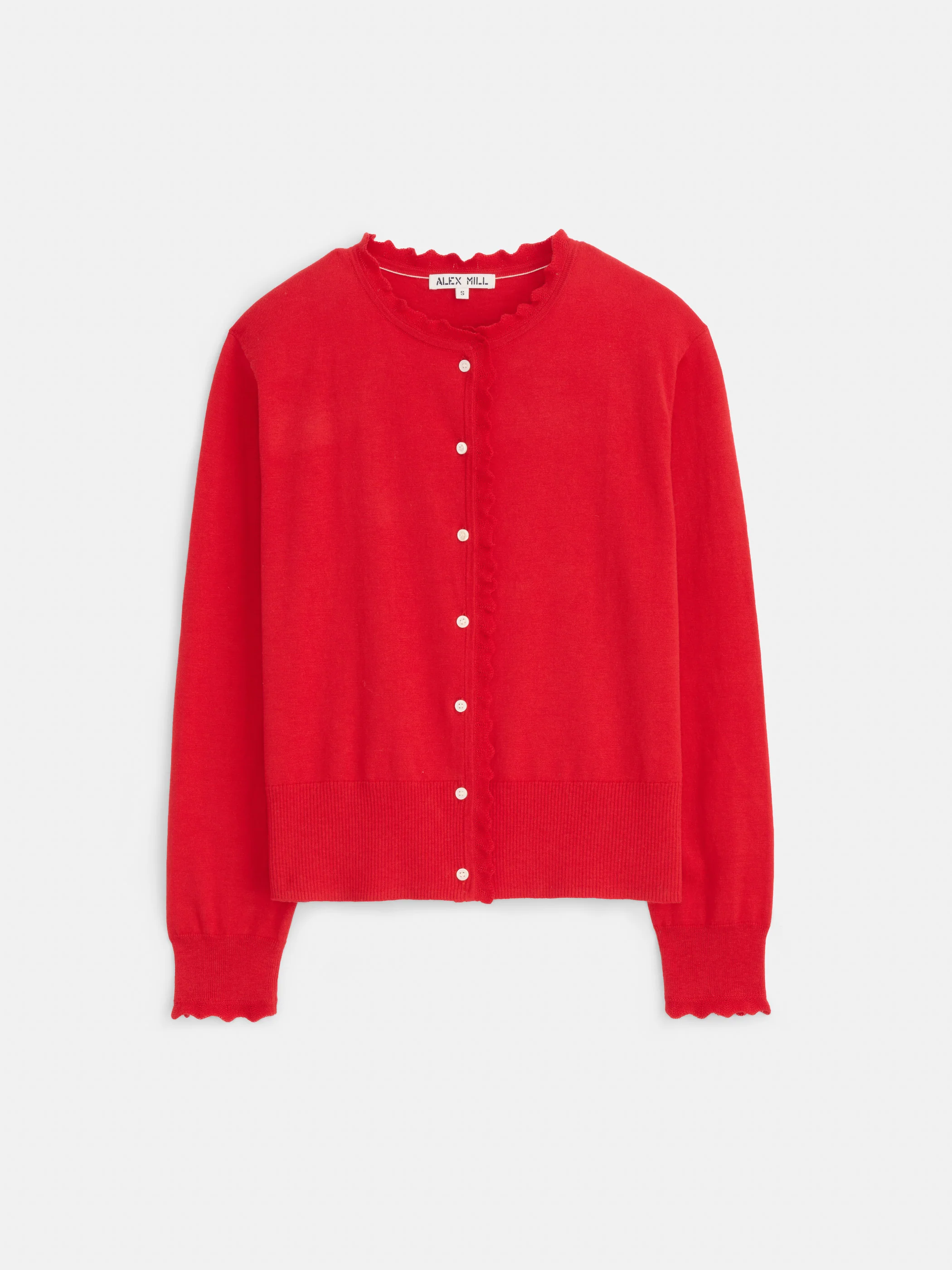 Bella Cardigan In Cotton Cashmere - Image 2