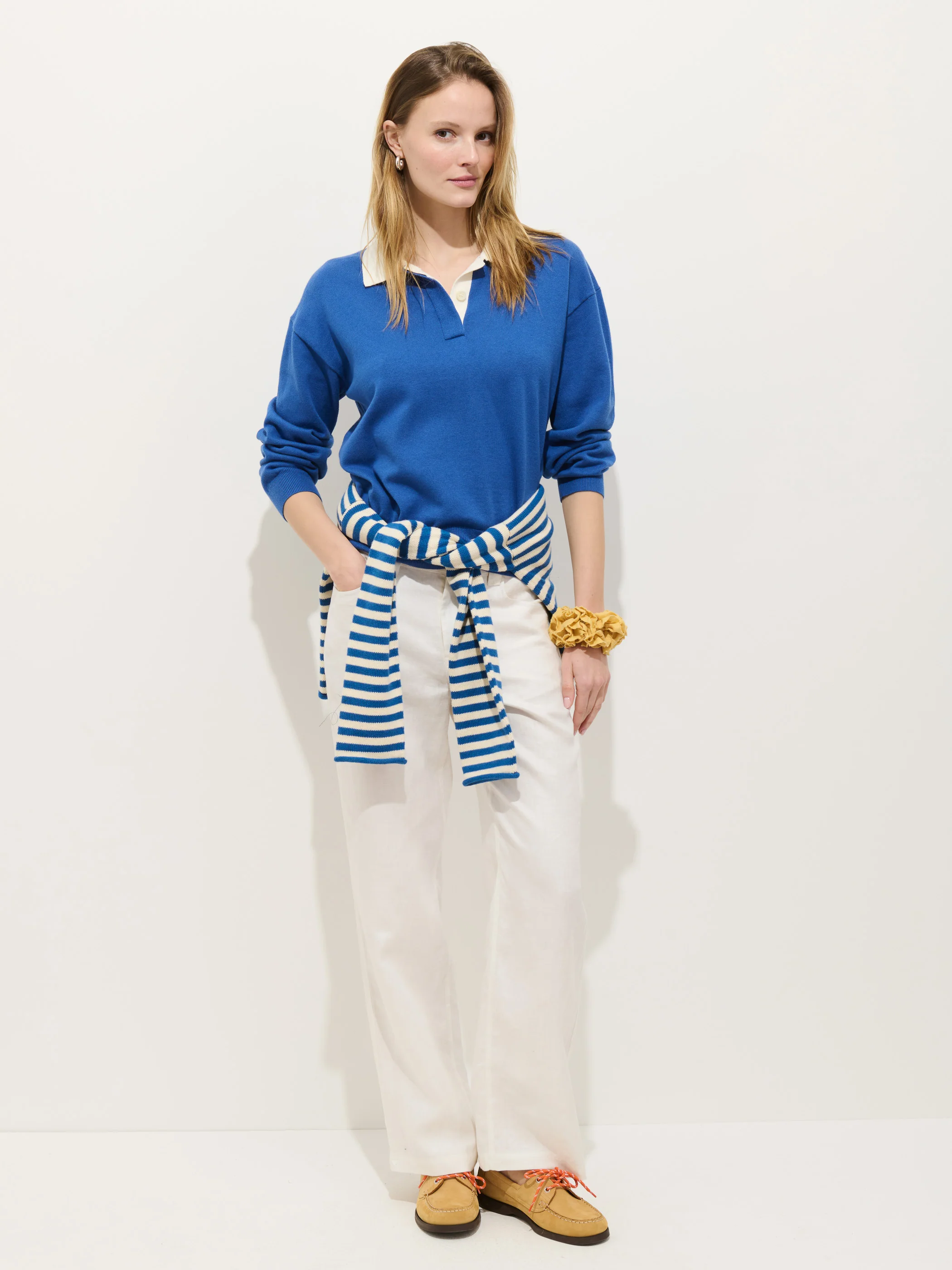 Bond St Polo In Cotton Cashmere - Image 3