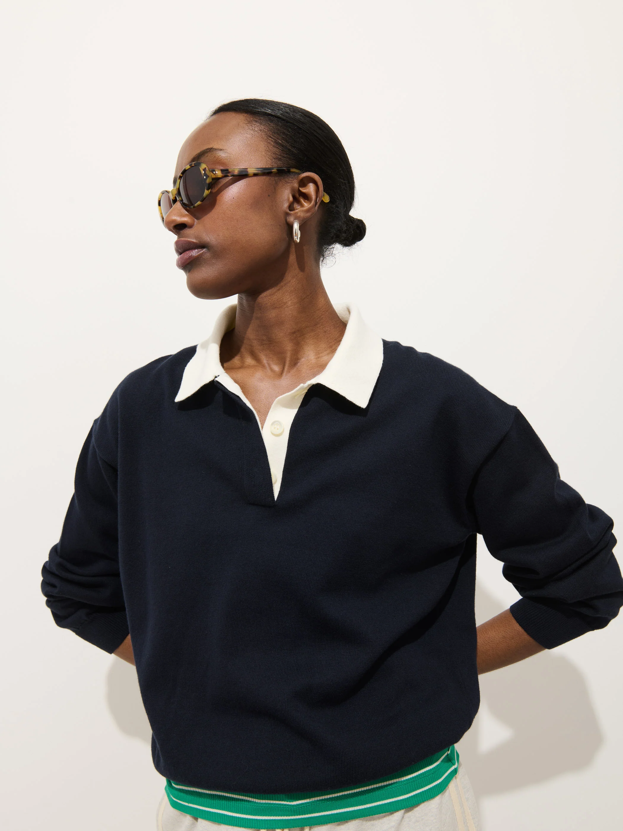 Bond St Polo In Cotton Cashmere - Image 4