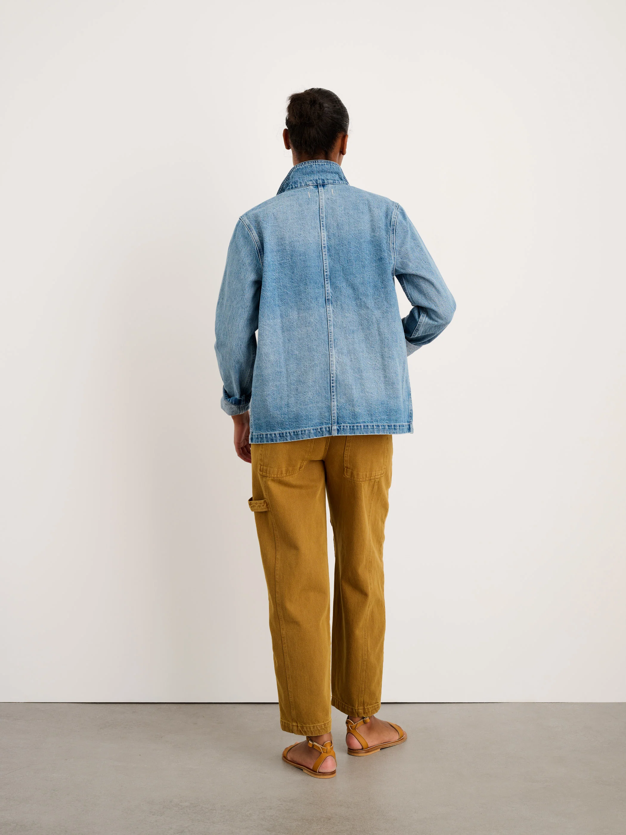 Britt Work Jacket in Denim - Image 8