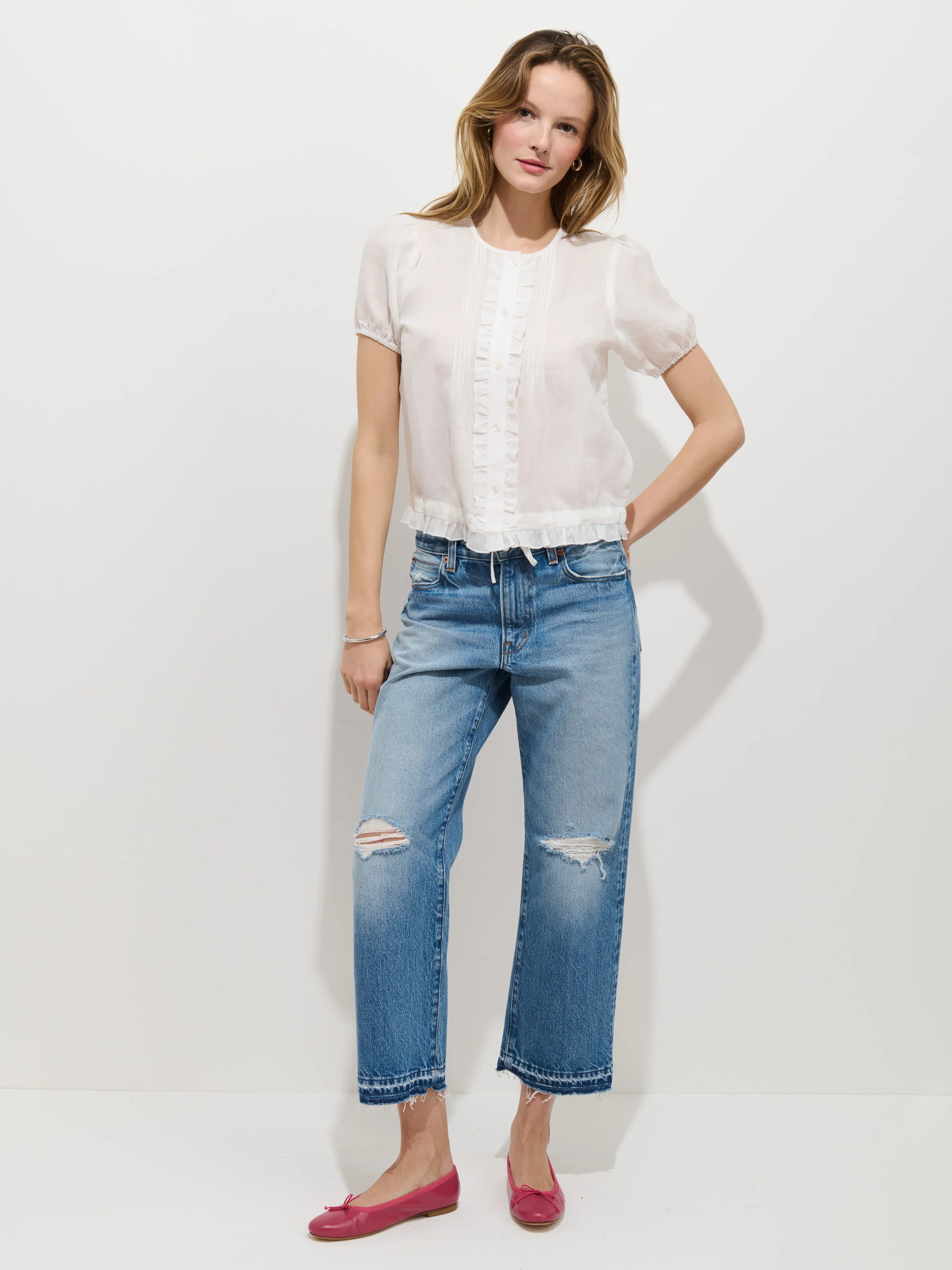 Brittany Top In Ramie - Image 3