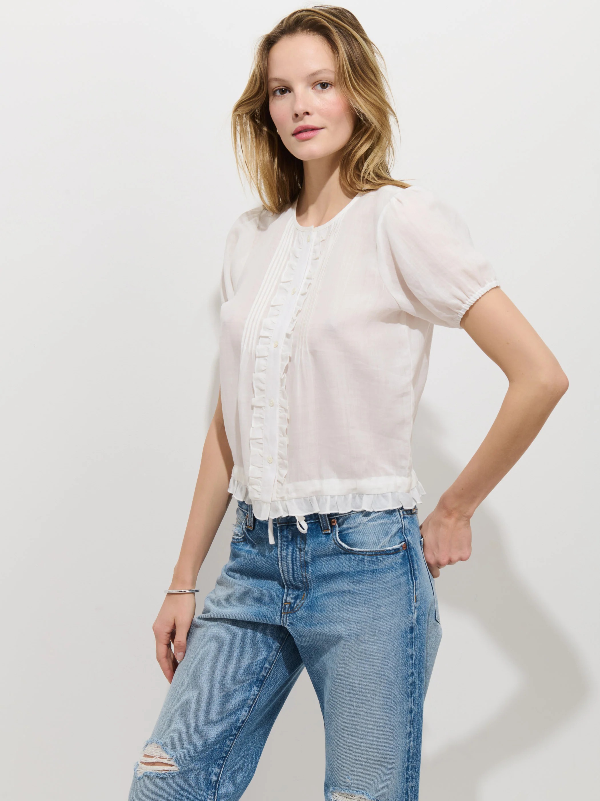 Brittany Top In Ramie - Image 4