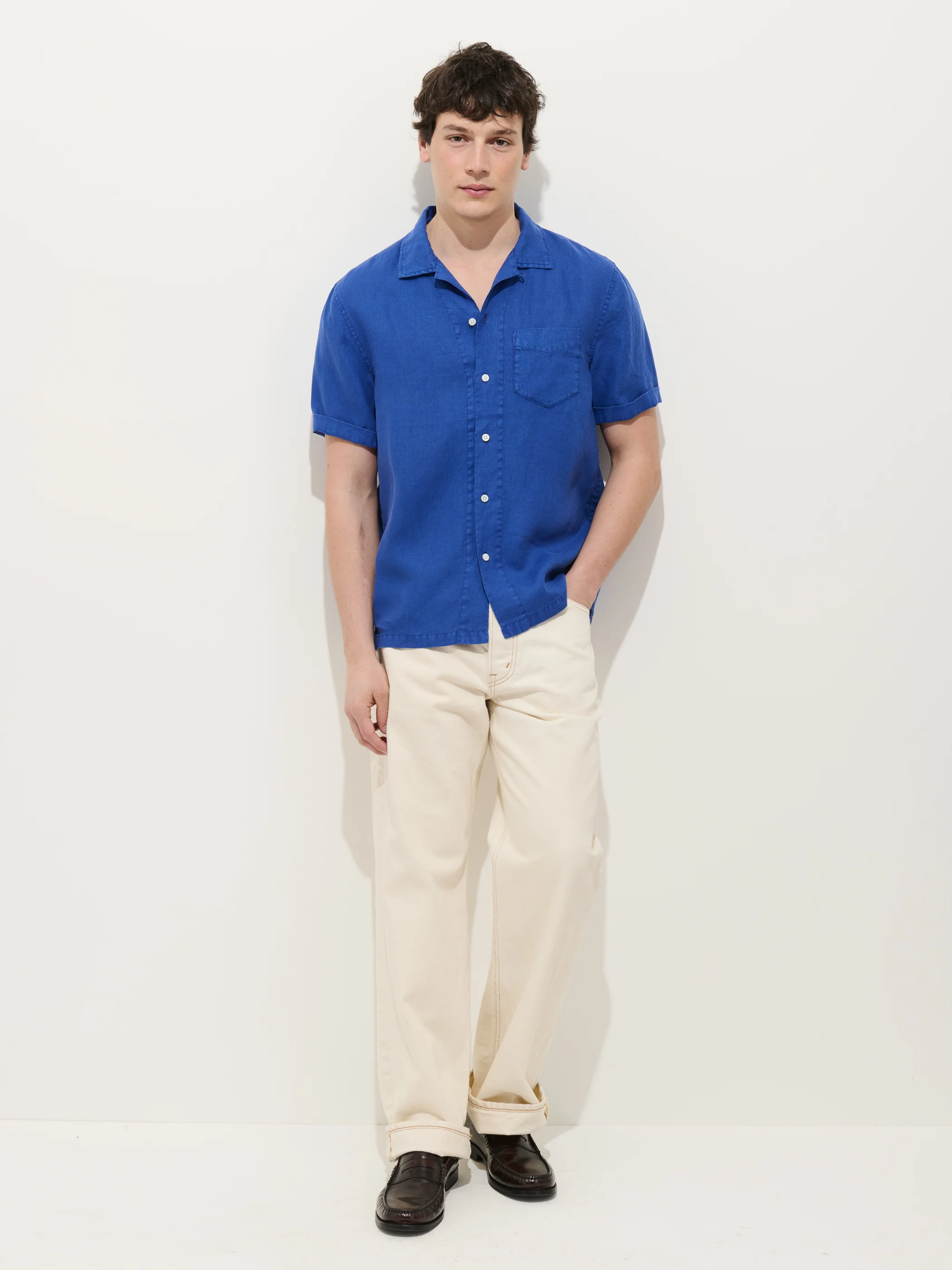 Camp Shirt In Linen - Image 3