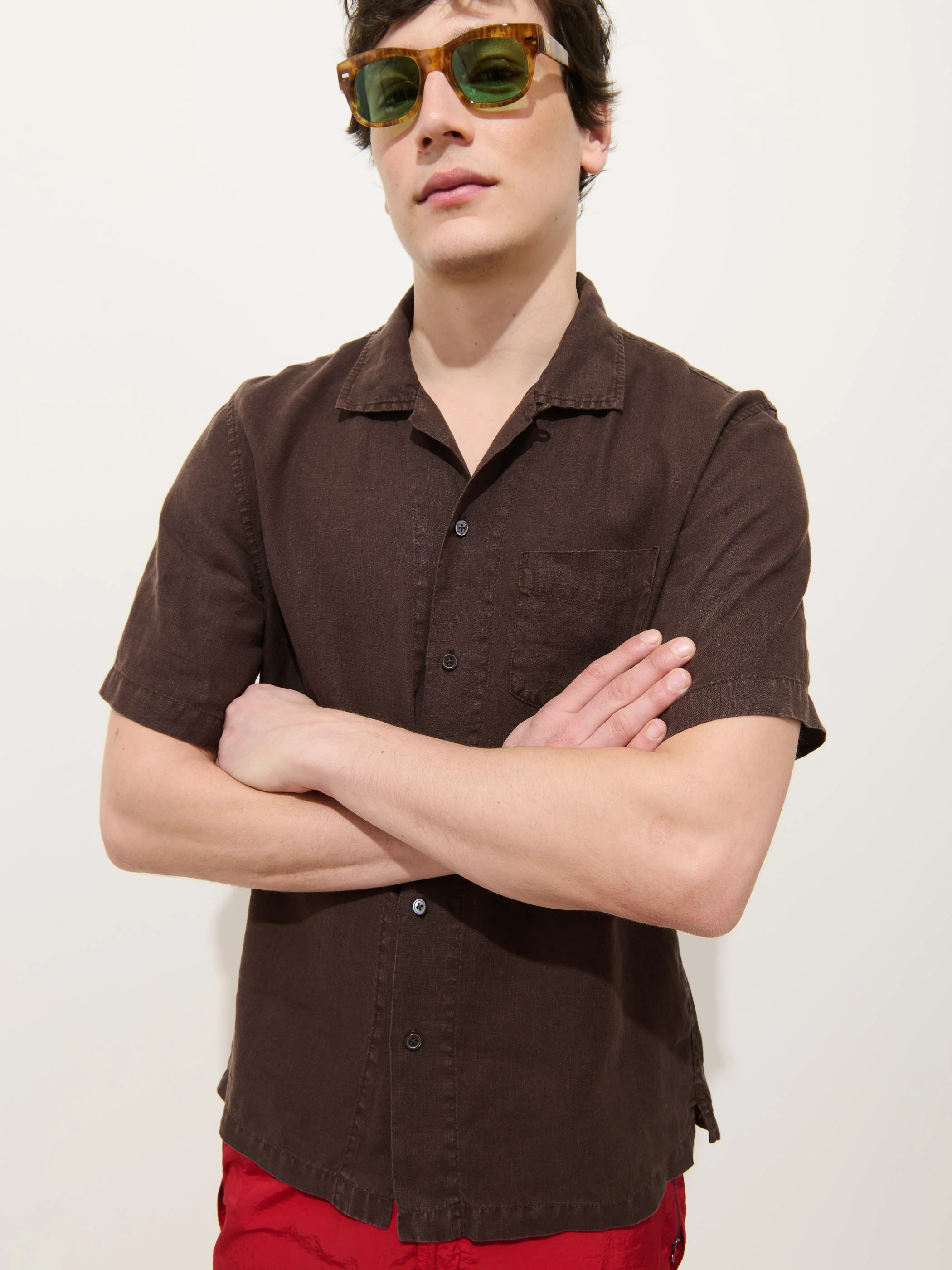 Camp Shirt In Linen - Image 4