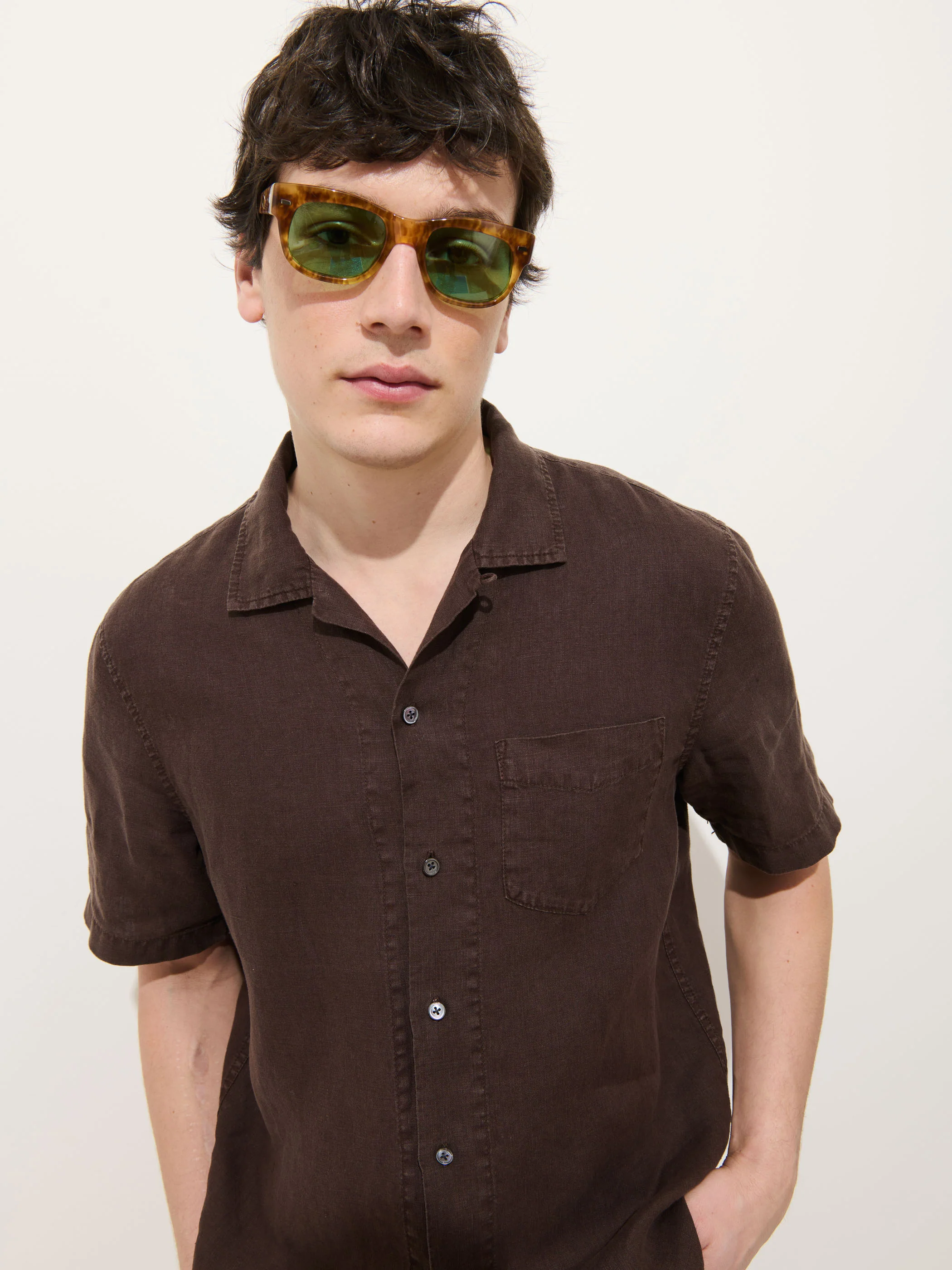 Camp Shirt In Linen - Image 5