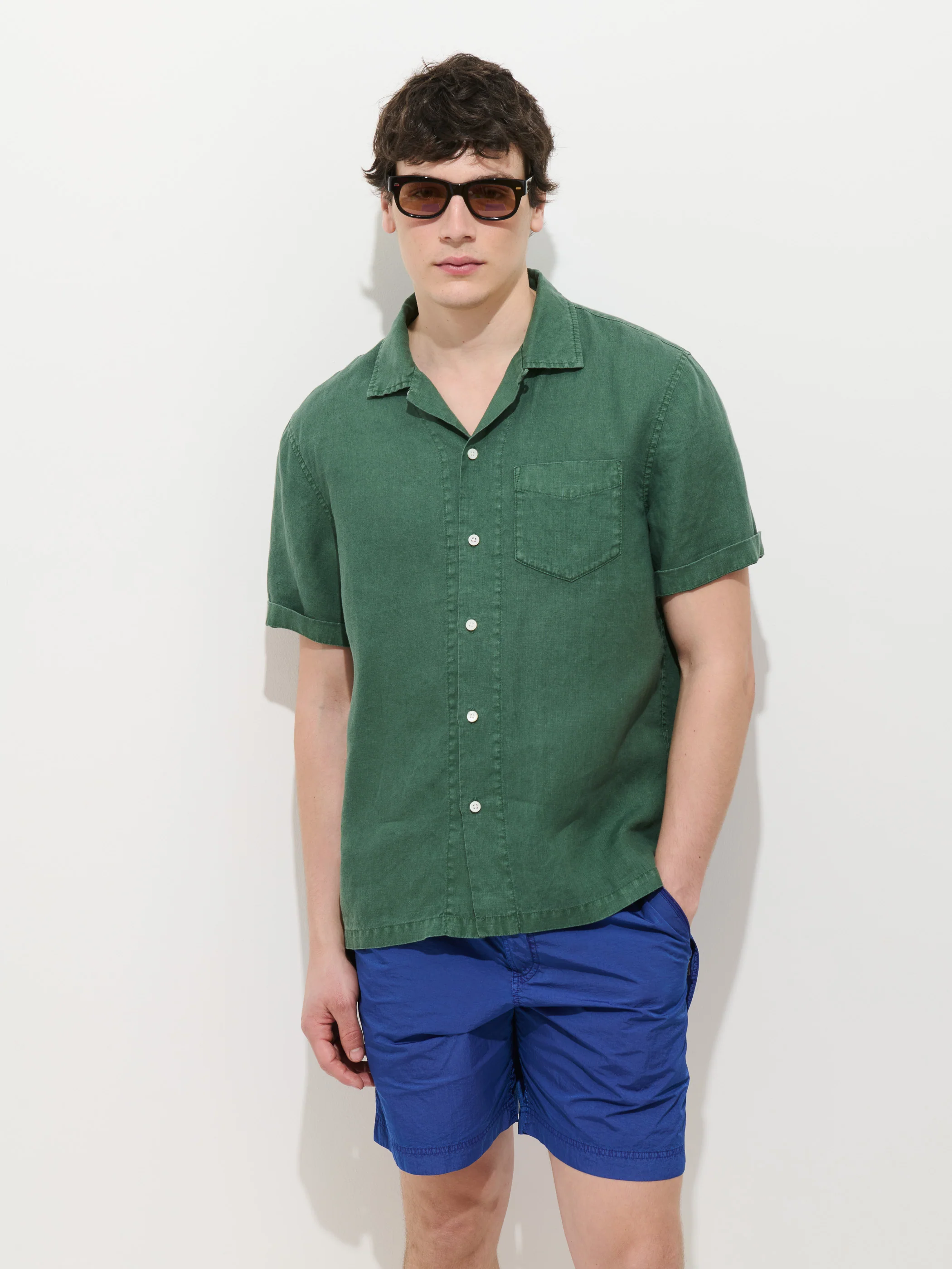 Camp Shirt In Linen - Image 4