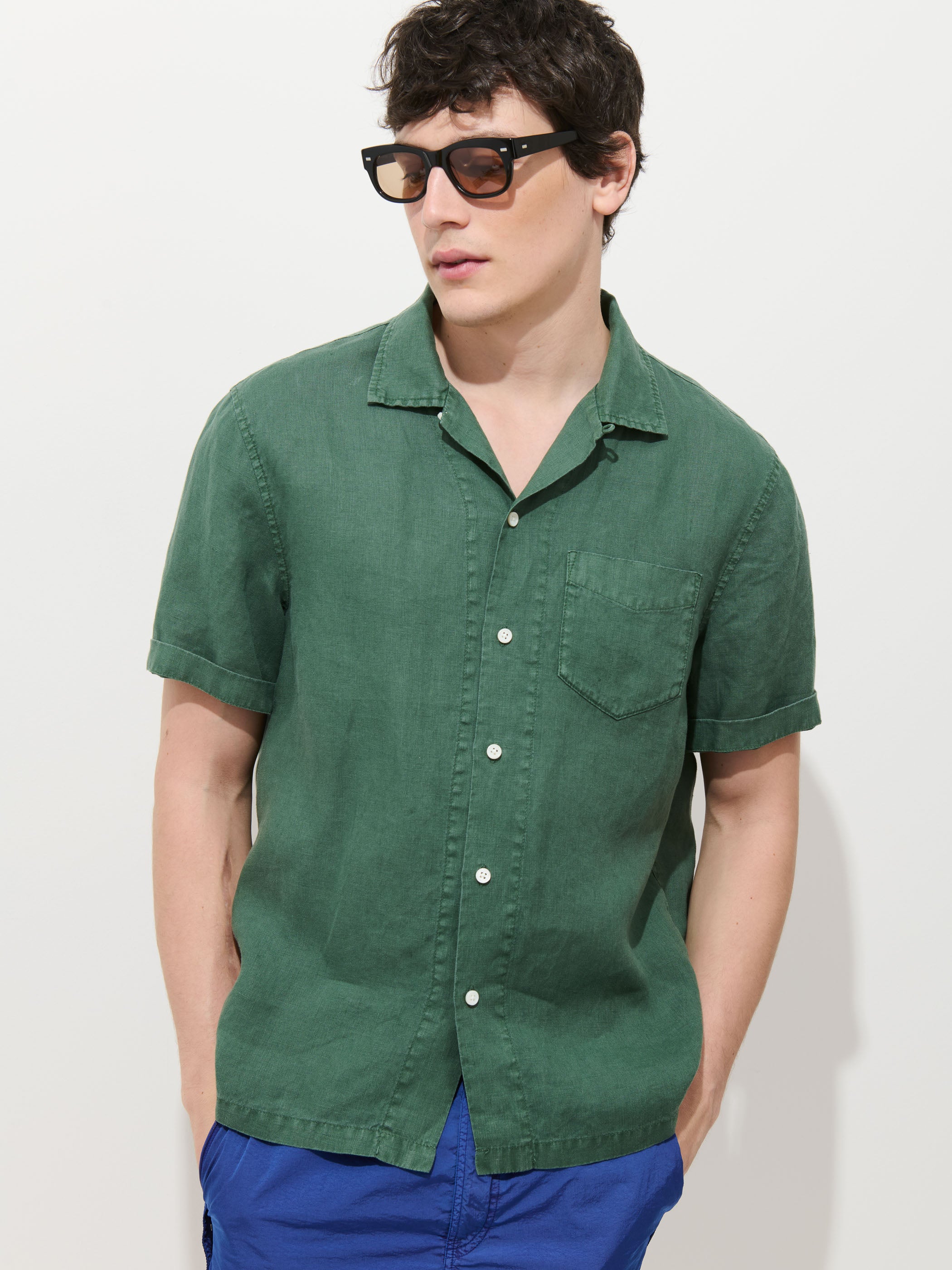 Camp Shirt In Linen - Image 5