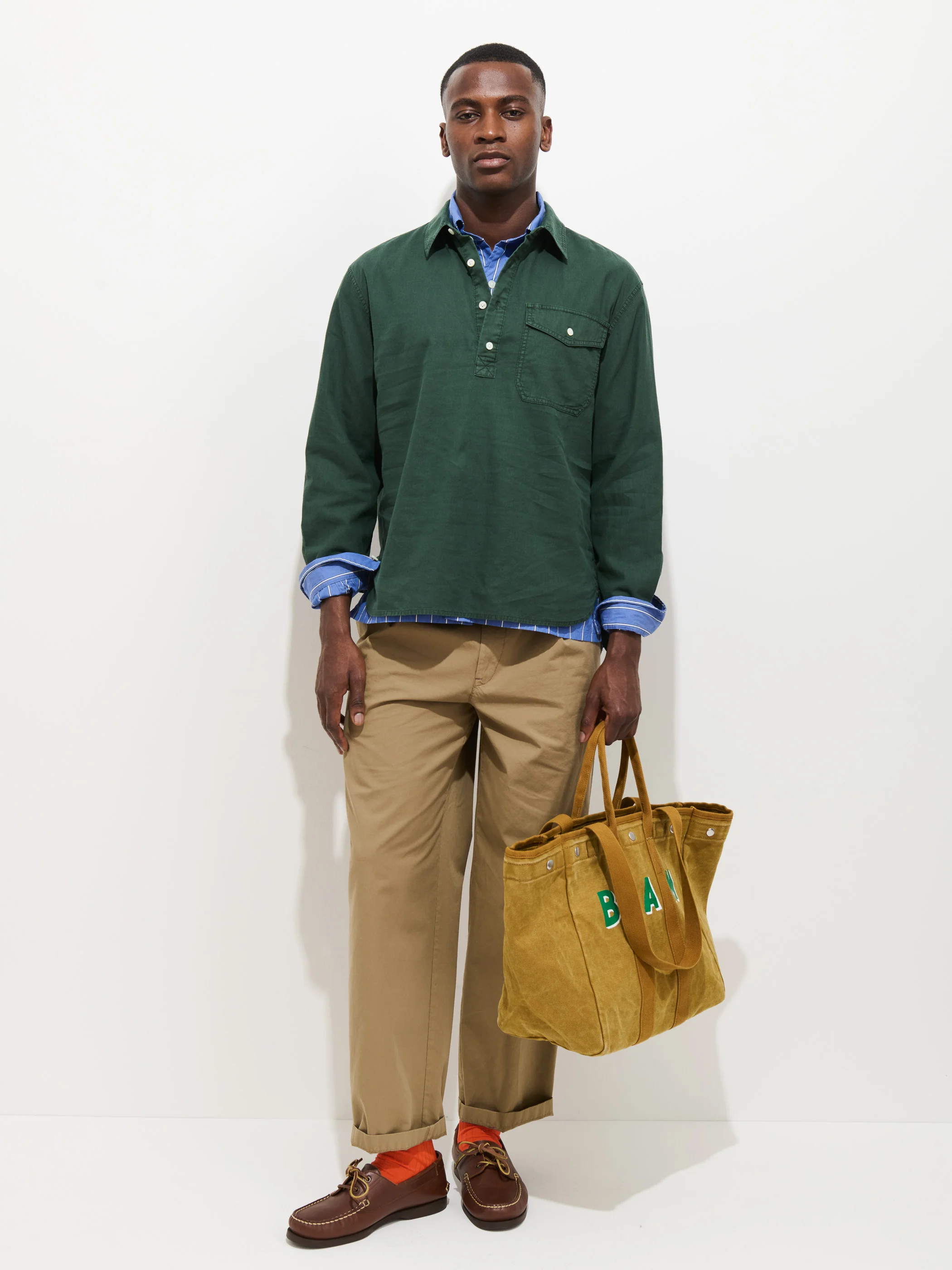 Carter Popover In Cotton Linen - Image 3