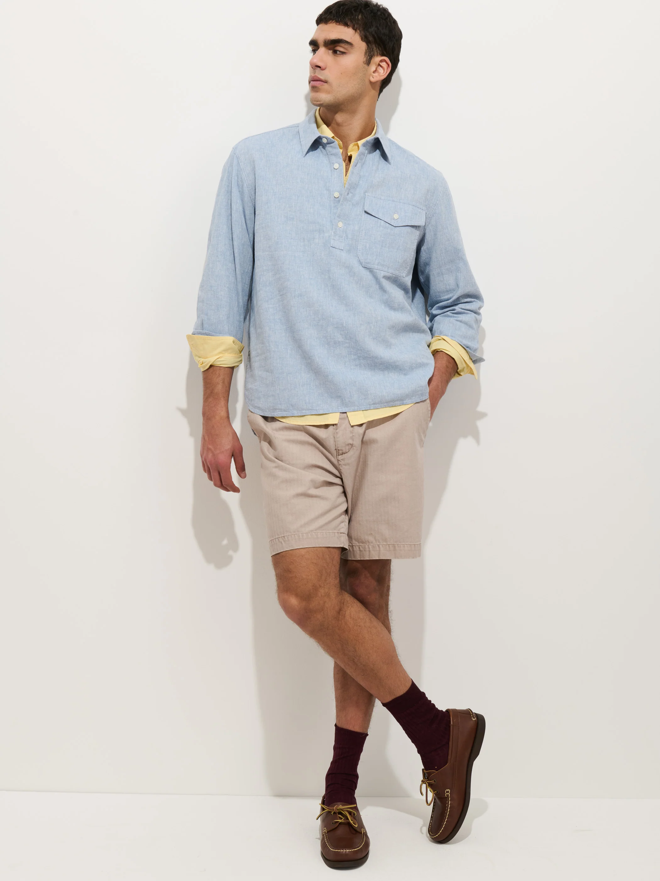 Carter Popover In Cotton Linen - Image 6