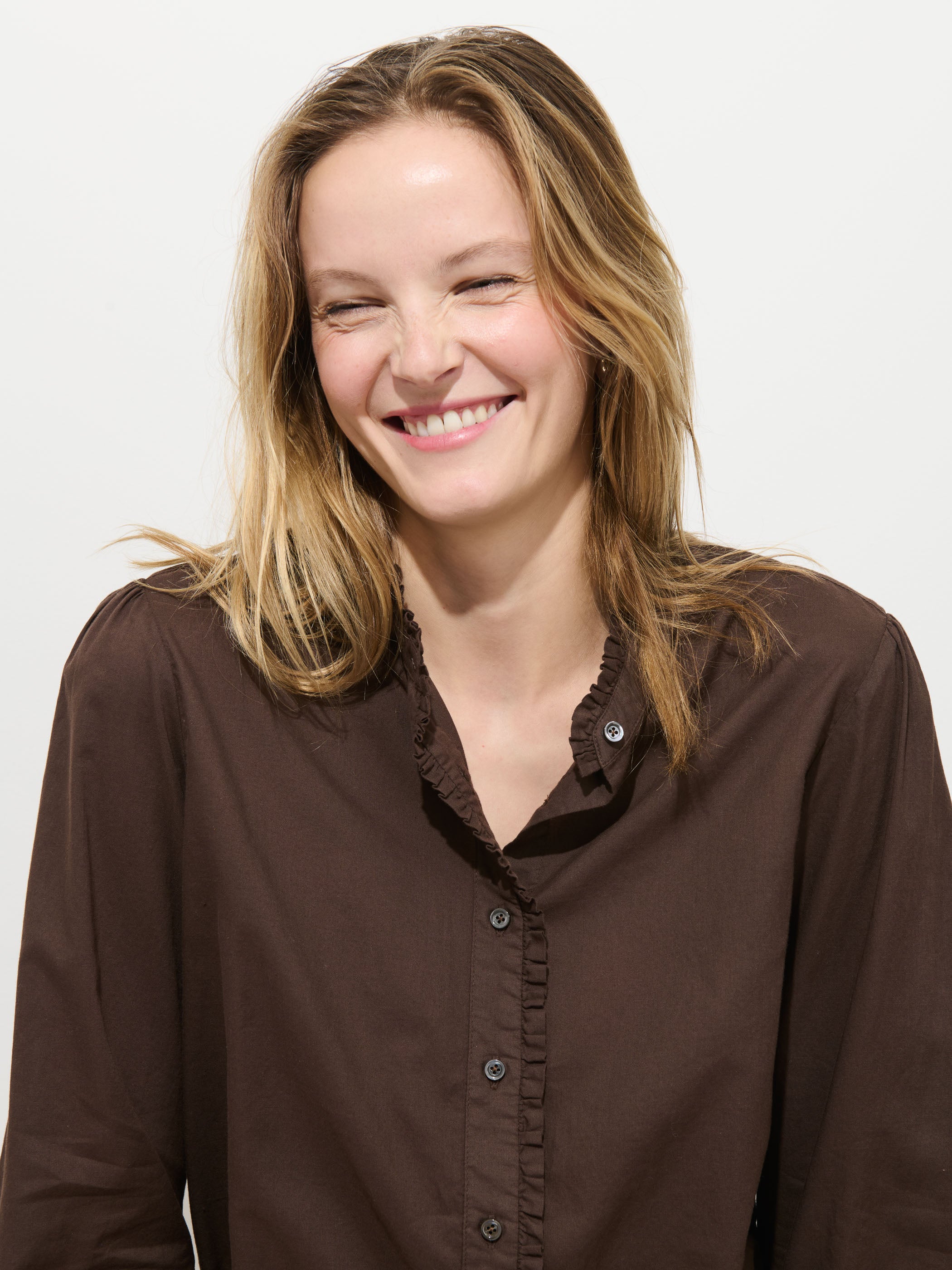 Chantilly Ruffle Shirt In Cotton Voile - Image 4
