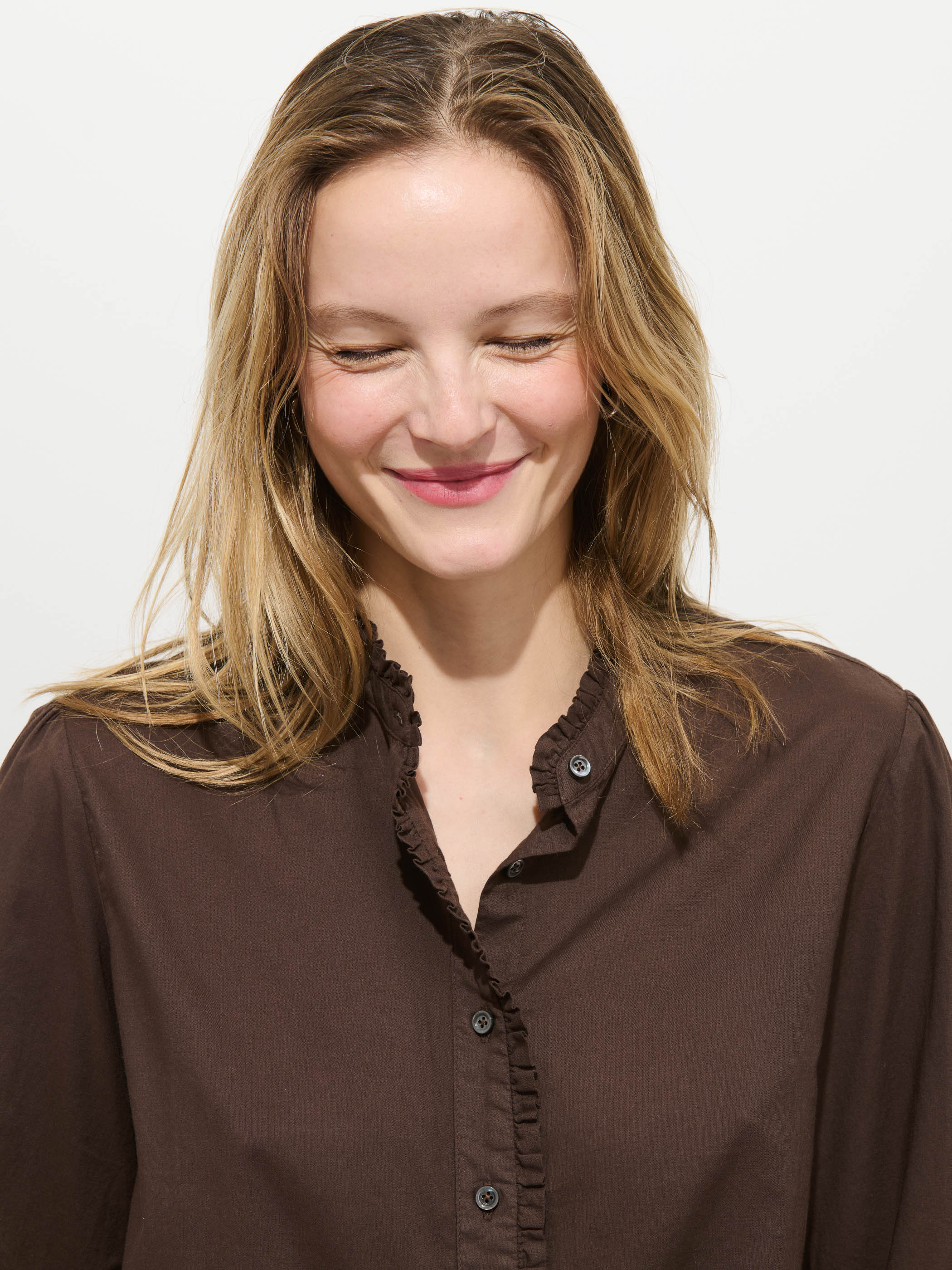 Chantilly Ruffle Shirt In Cotton Voile - Image 6