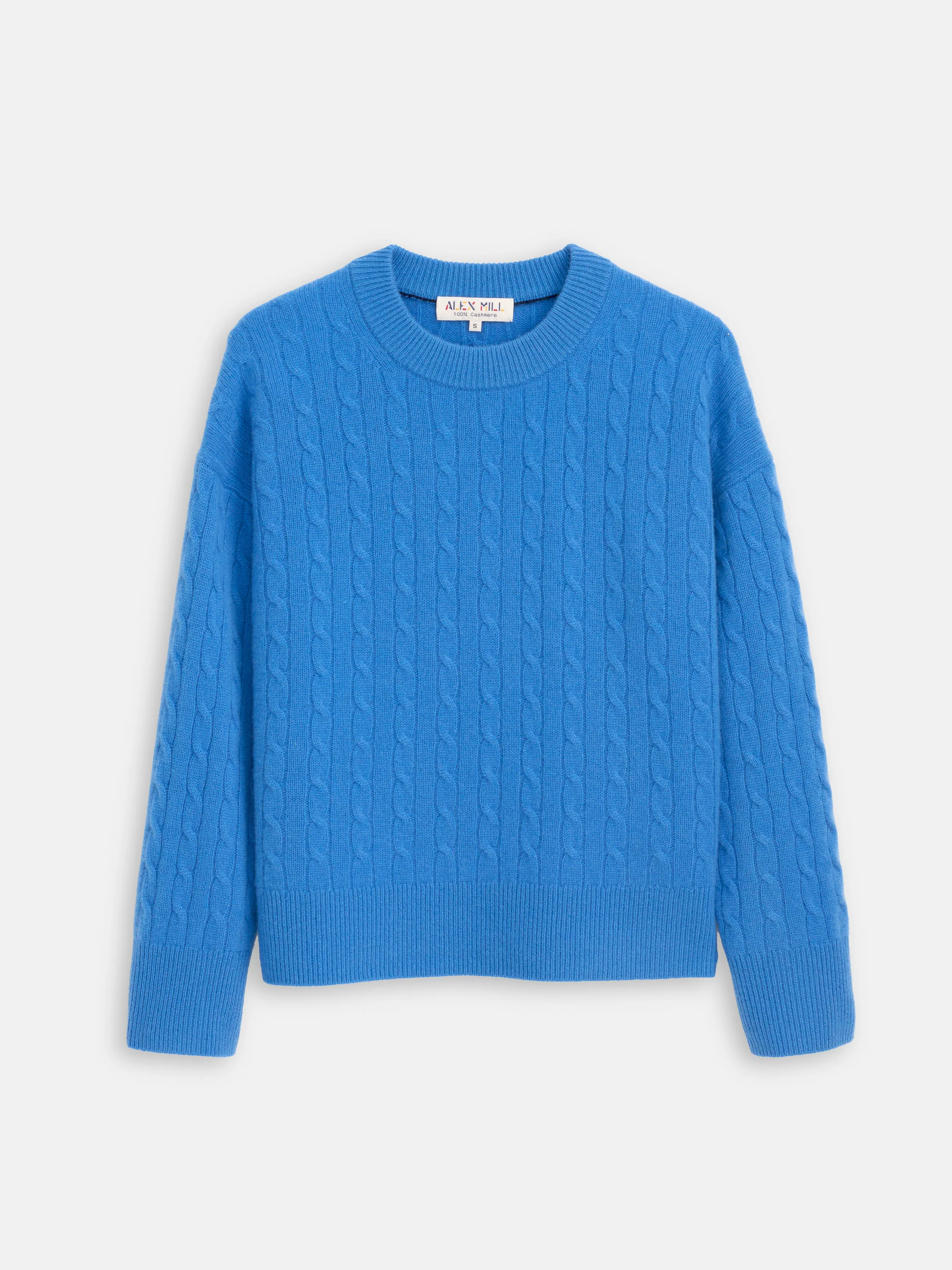 Charlie Cable Sweater In Cashmere - Image 2