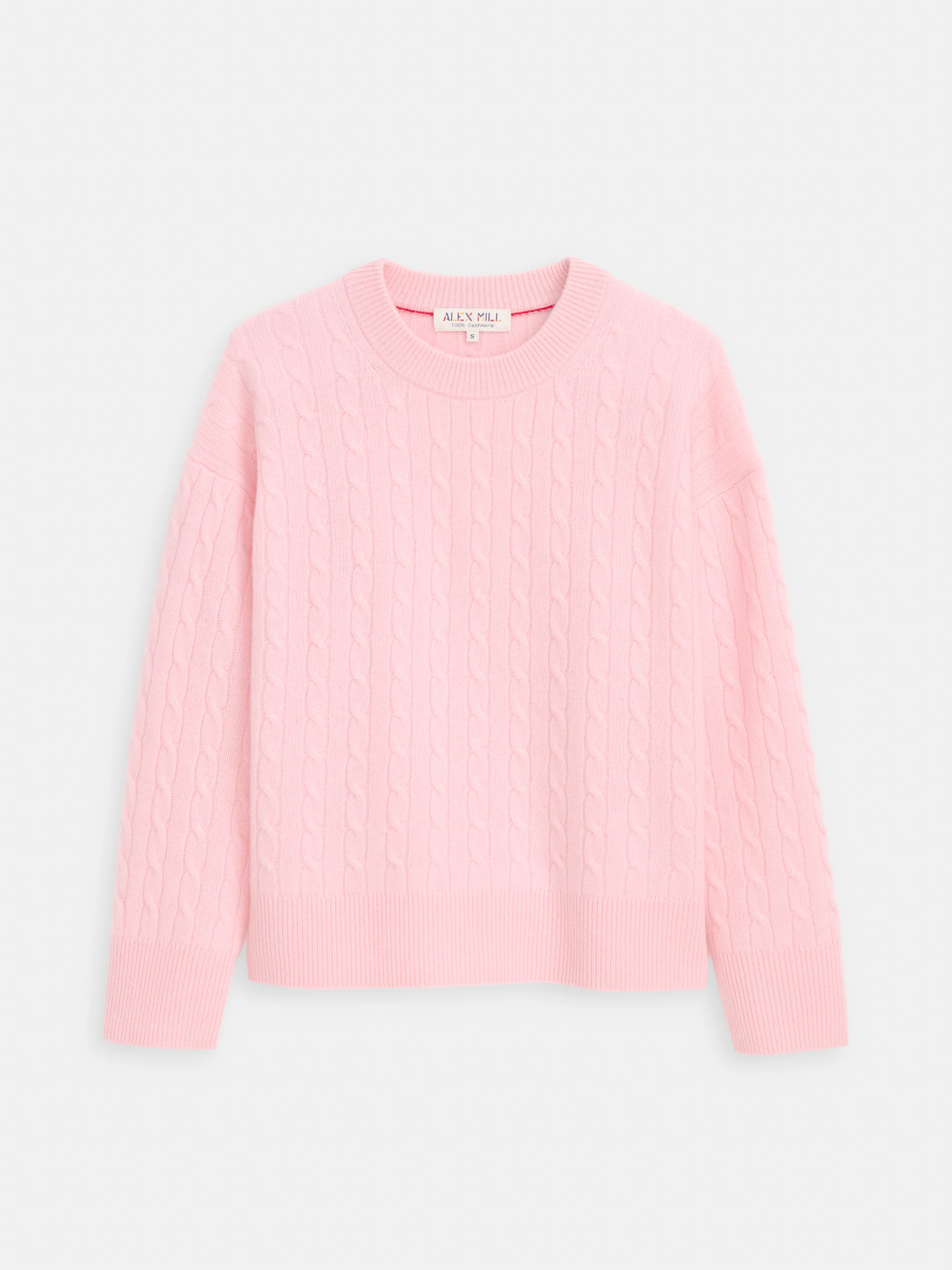 Charlie Cable Sweater In Cashmere - Image 2