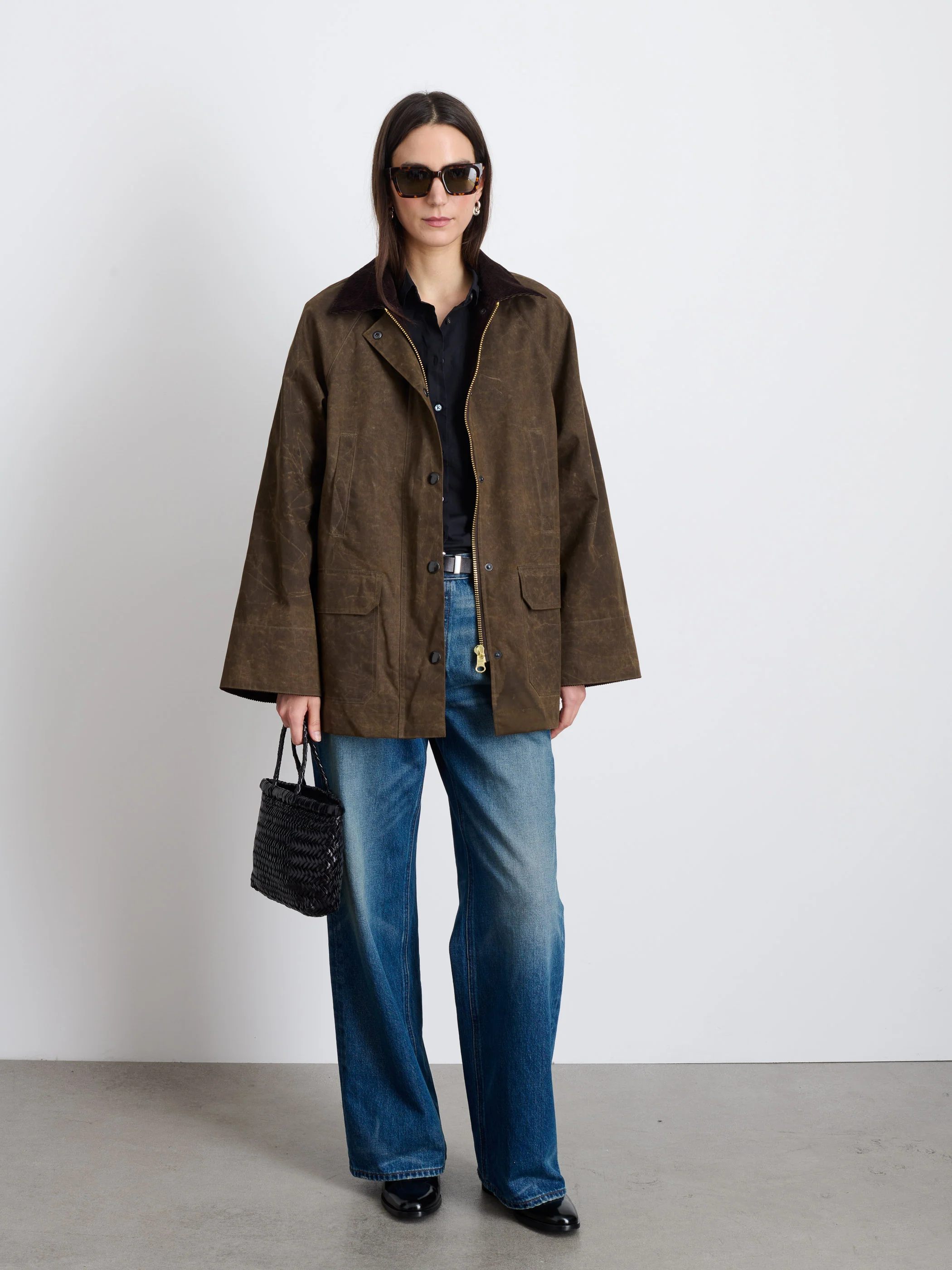Chiltern Street Jacket In Waxed Cotton - Image 3