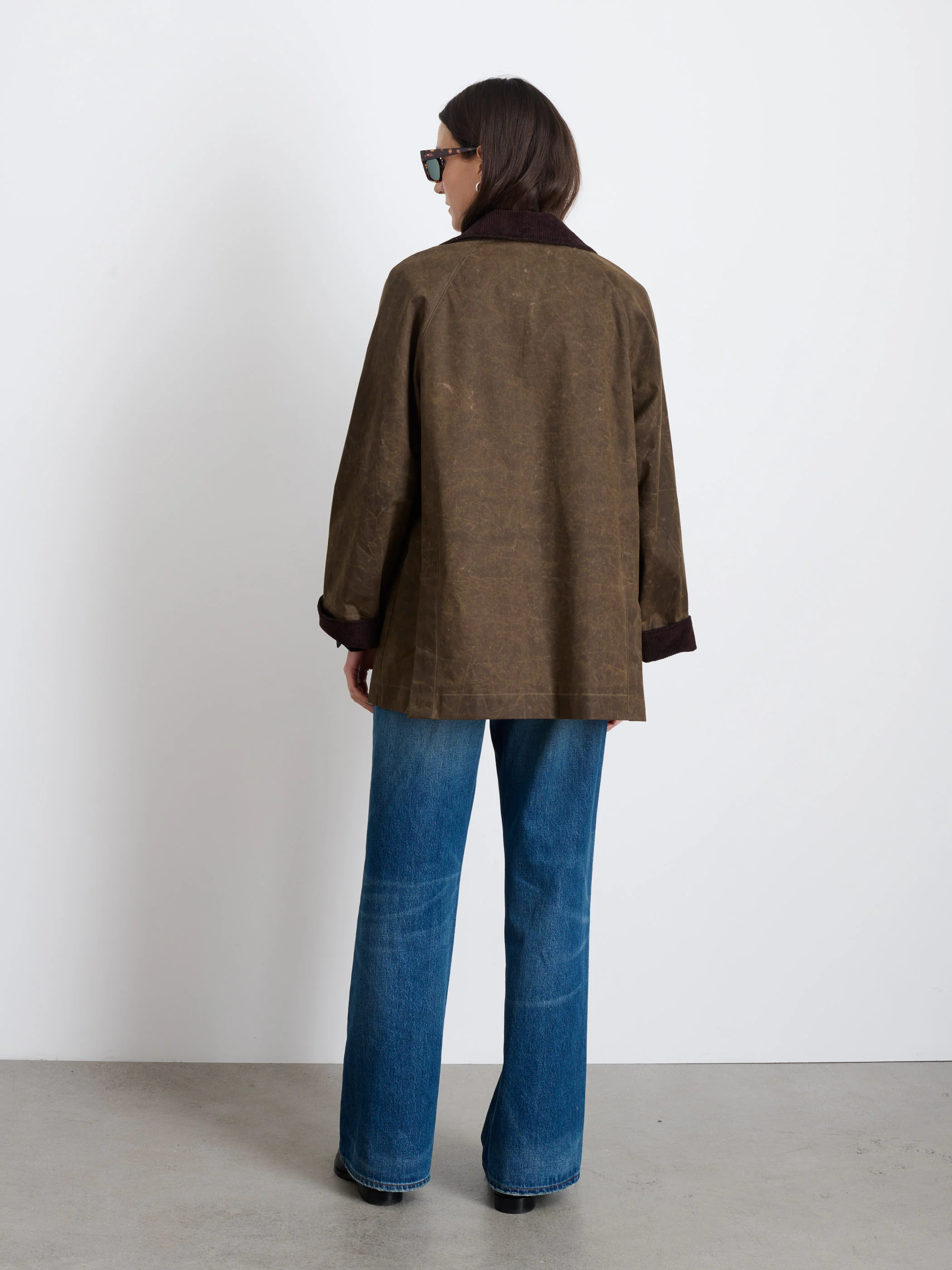 Chiltern Street Jacket In Waxed Cotton - Image 5