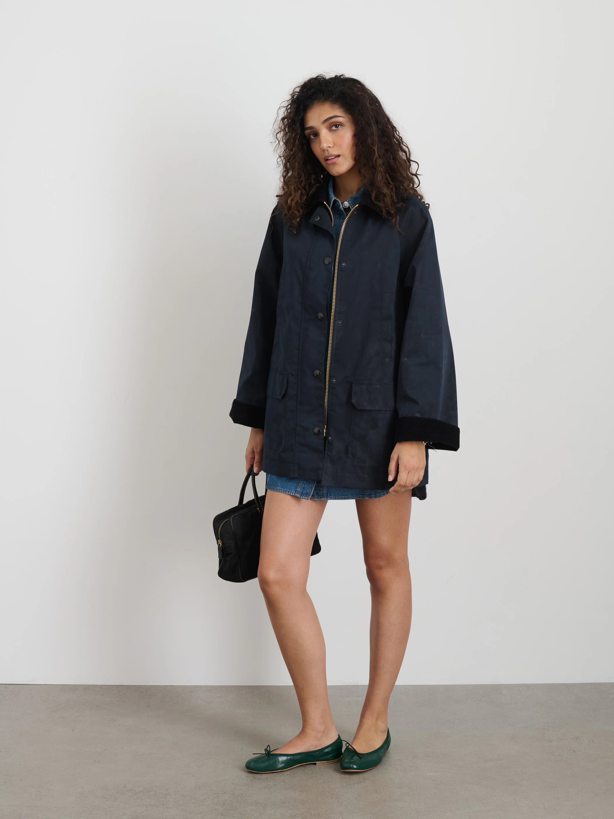 Chiltern Street Jacket In Waxed Cotton - Image 3