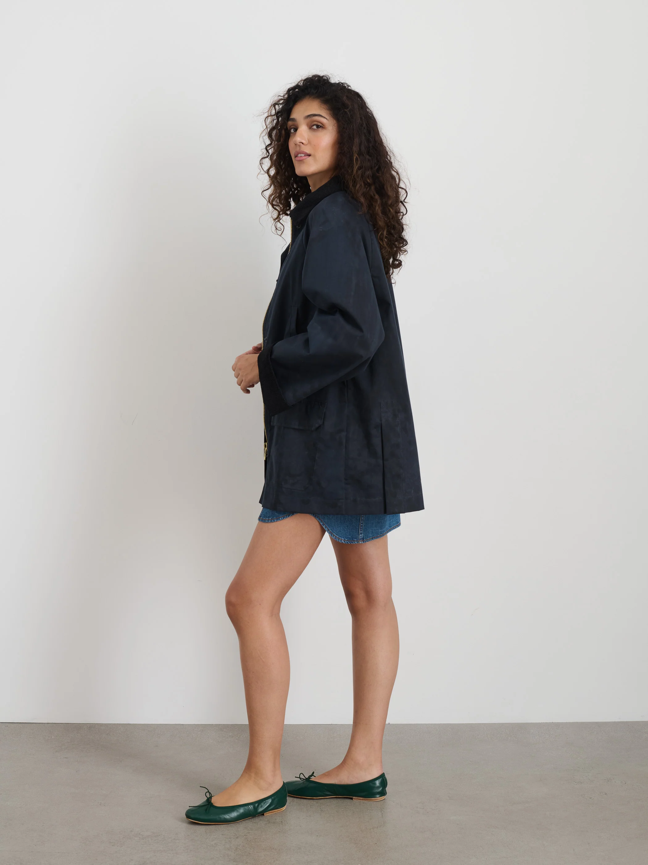 Chiltern Street Jacket In Waxed Cotton - Image 4