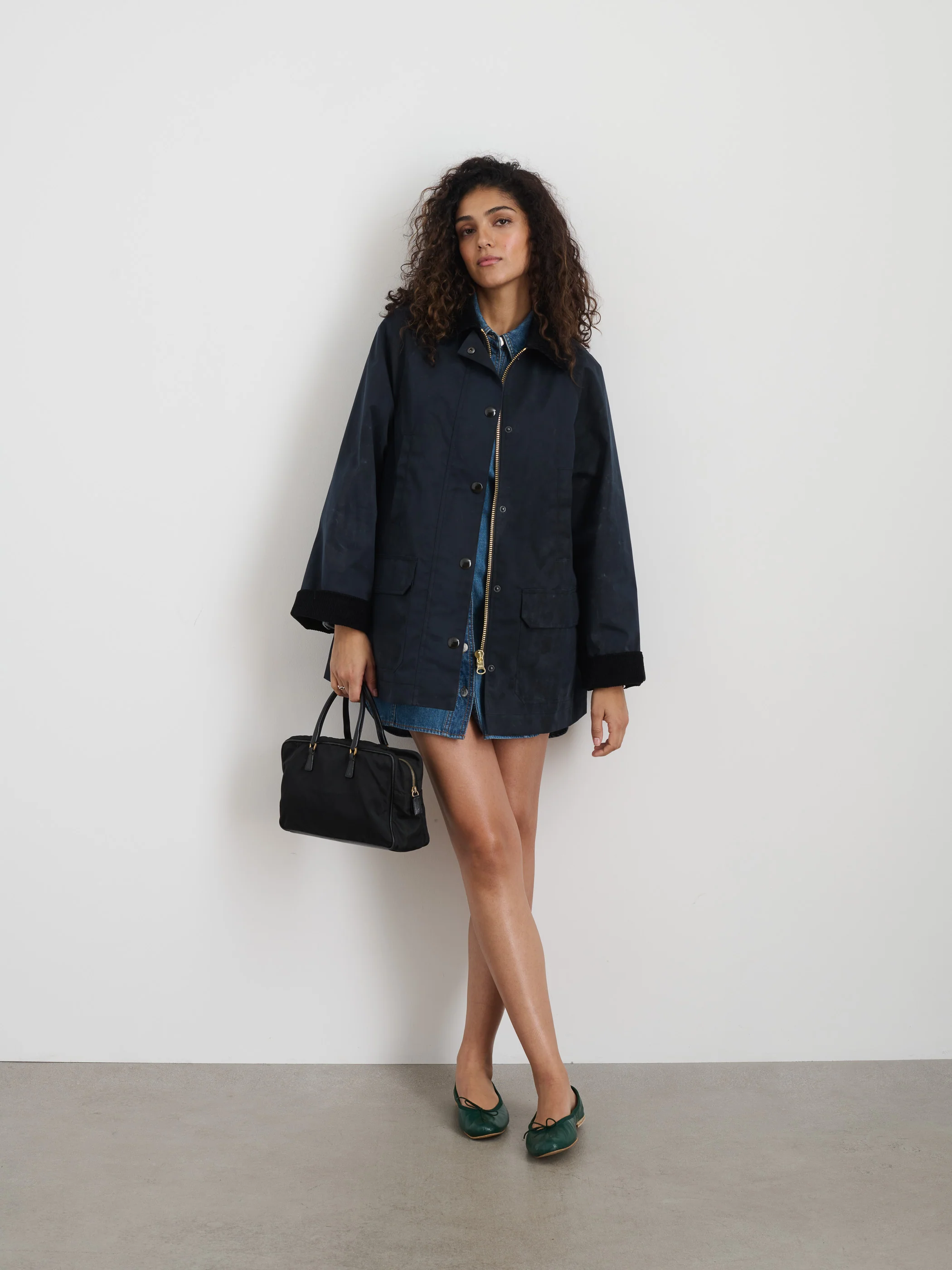 Chiltern Street Jacket In Waxed Cotton - Image 7