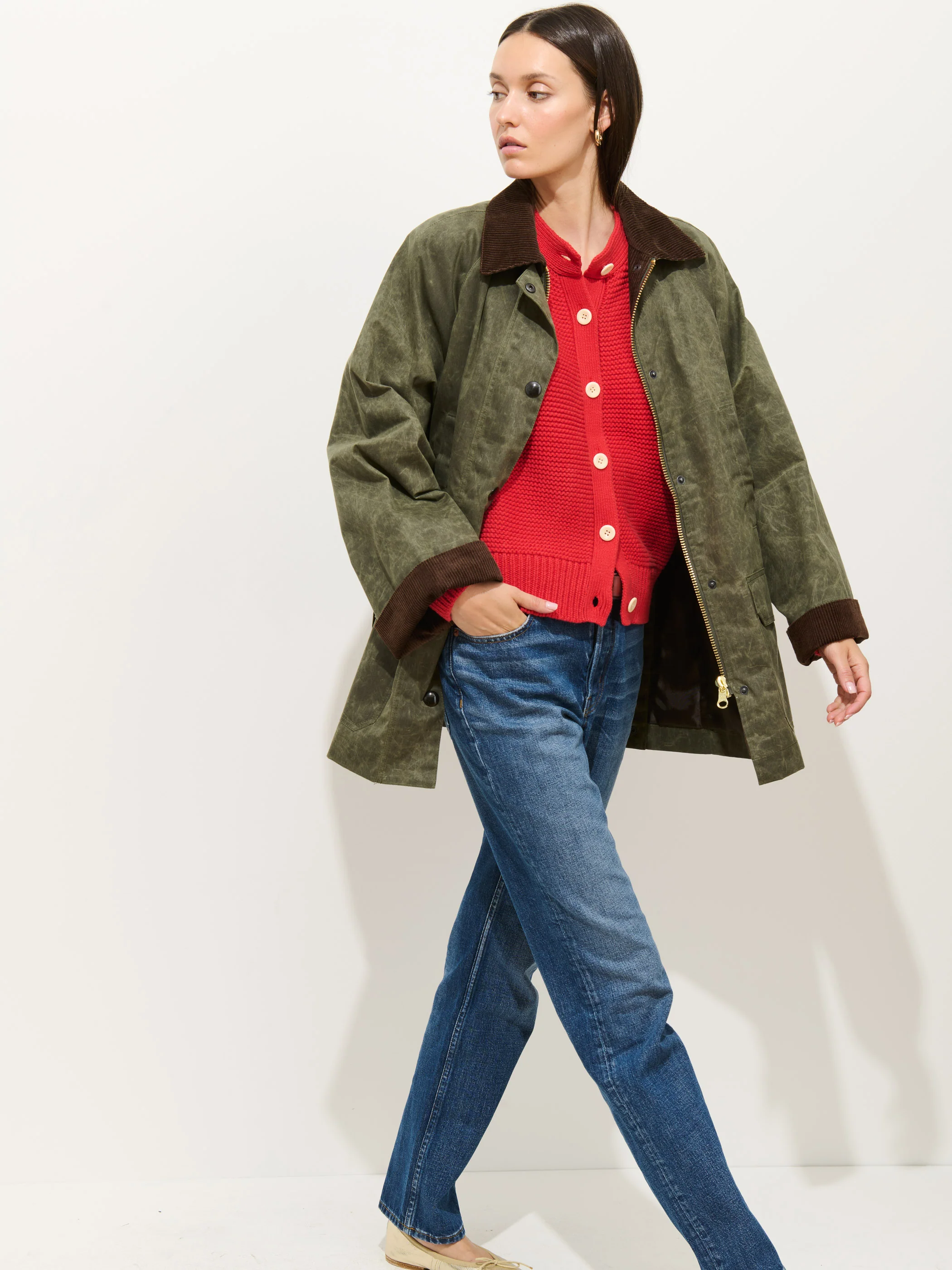 Chiltern Street Jacket In Waxed Cotton - Image 3