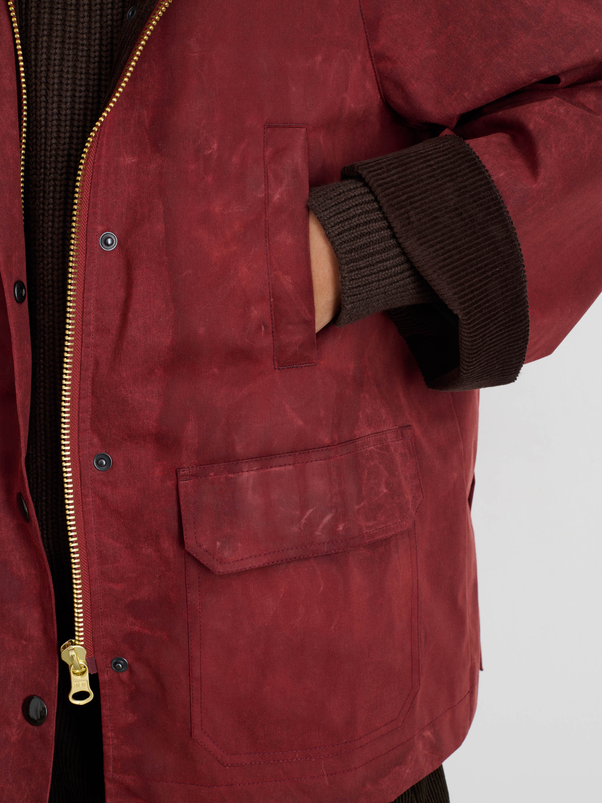 Chiltern Street Jacket In Waxed Cotton - Image 7
