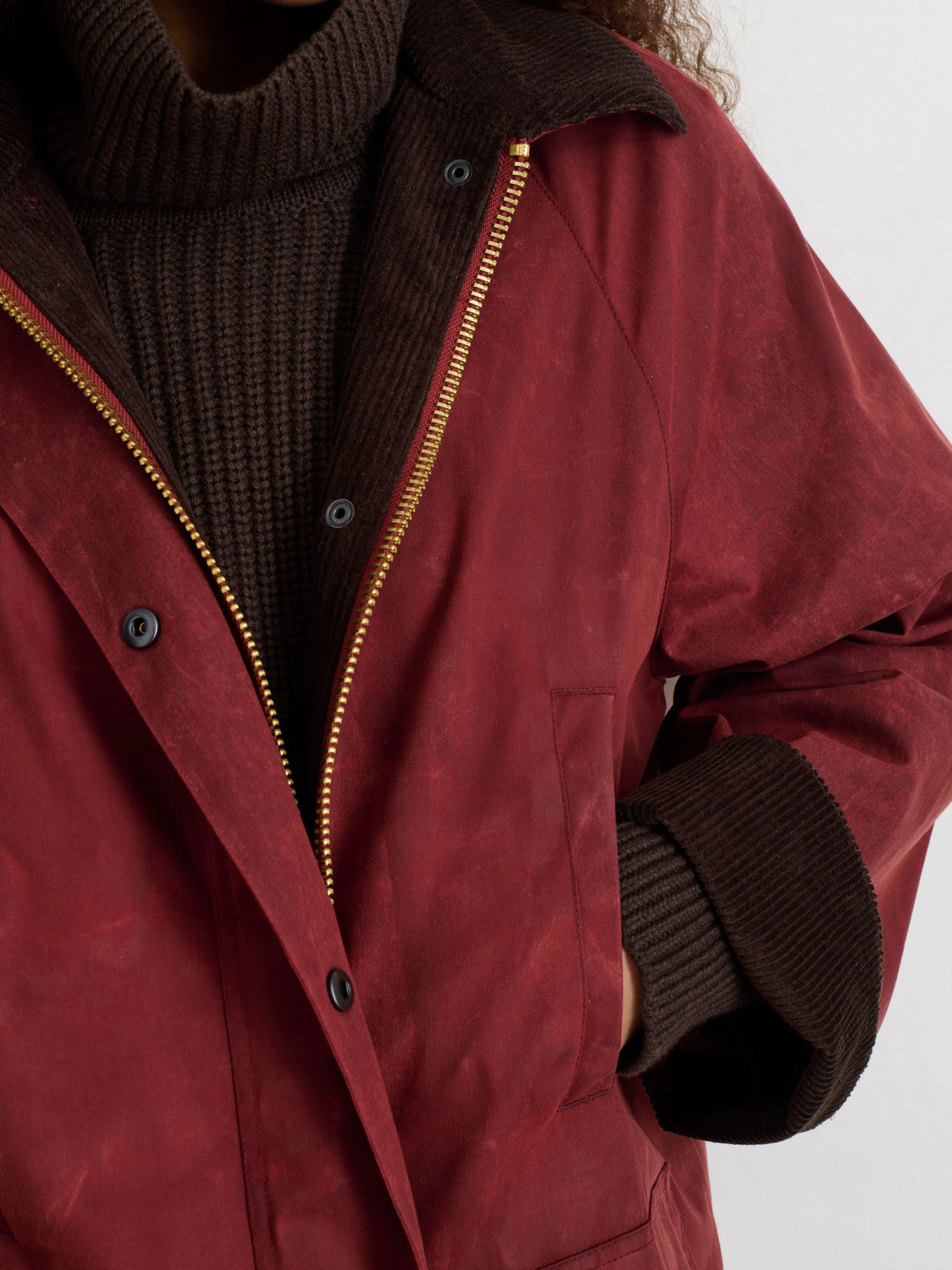Chiltern Street Jacket In Waxed Cotton - Image 8