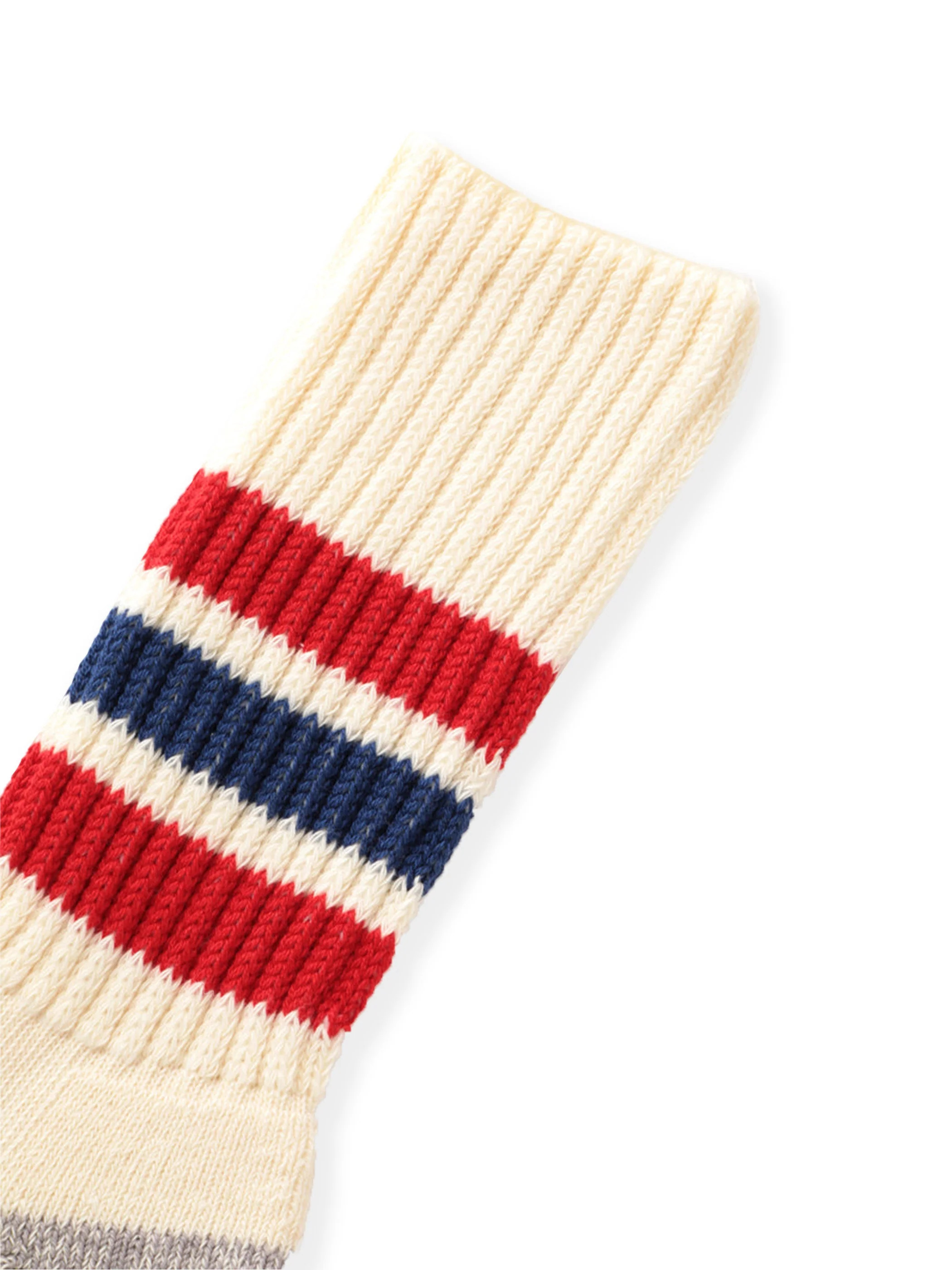 RoToTo Coarse Ribbed Old School Crew Socks - Image 3