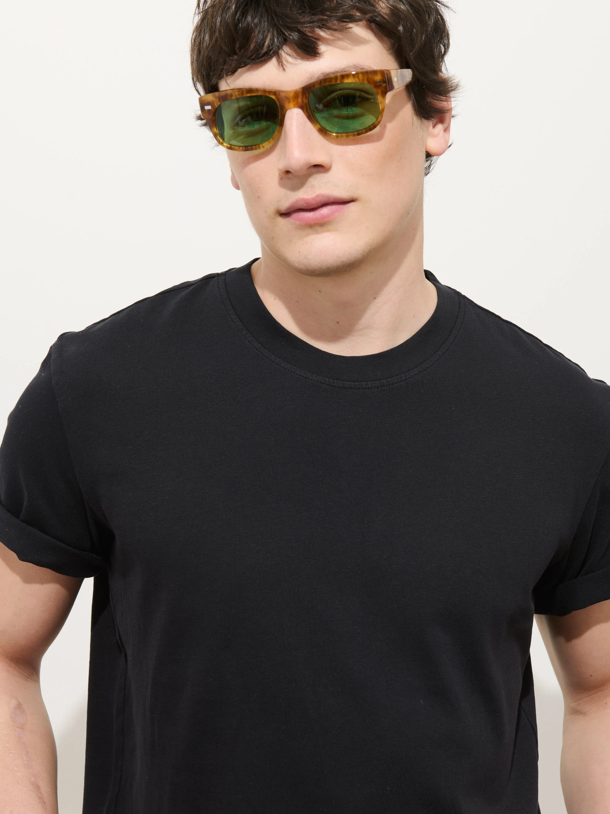 Crosby Tee In Heavy Slub Cotton - Image 4