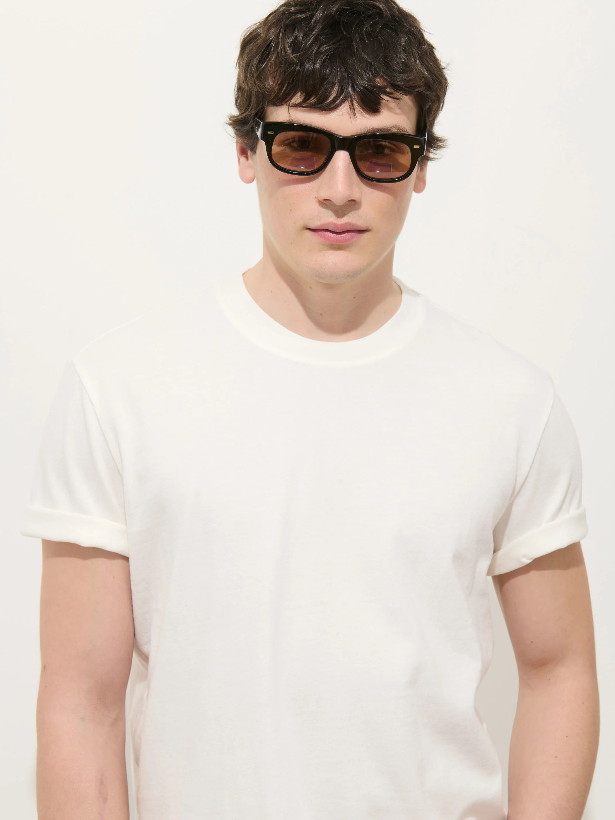 Crosby Tee In Heavy Slub Cotton - Image 4