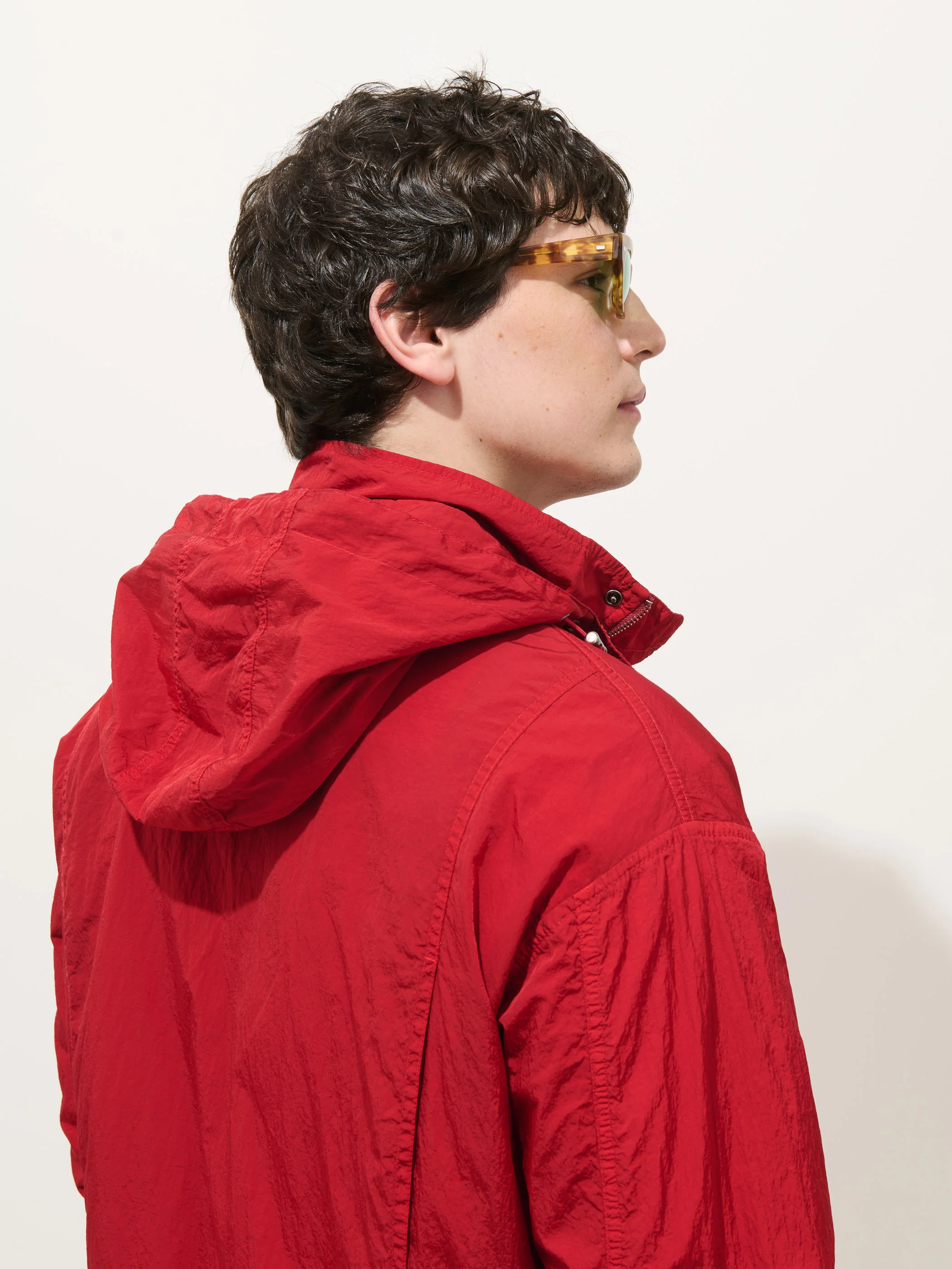 David Windbreaker In Crinkle Nylon - Image 4