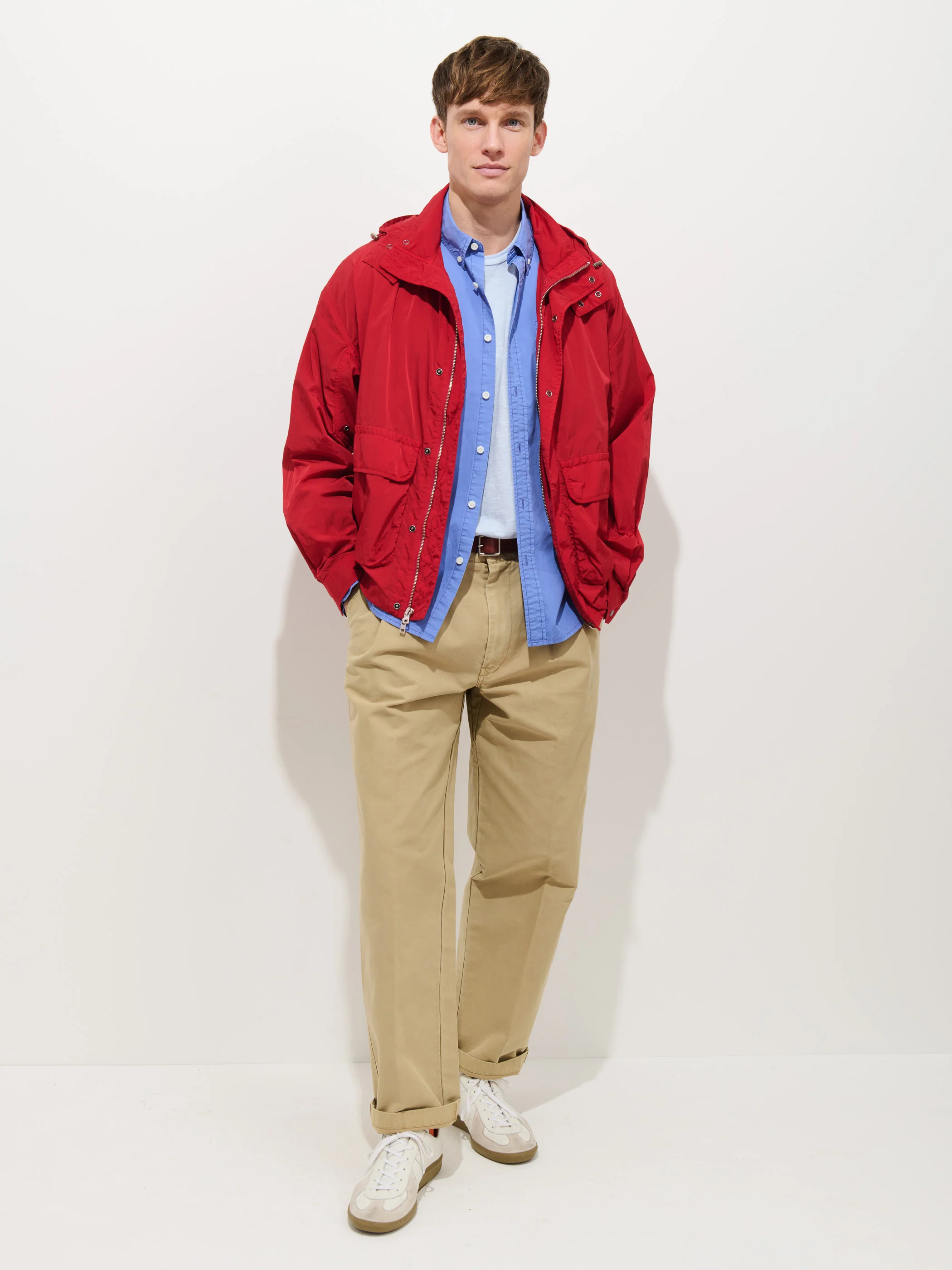 David Windbreaker In Crinkle Nylon - Image 7