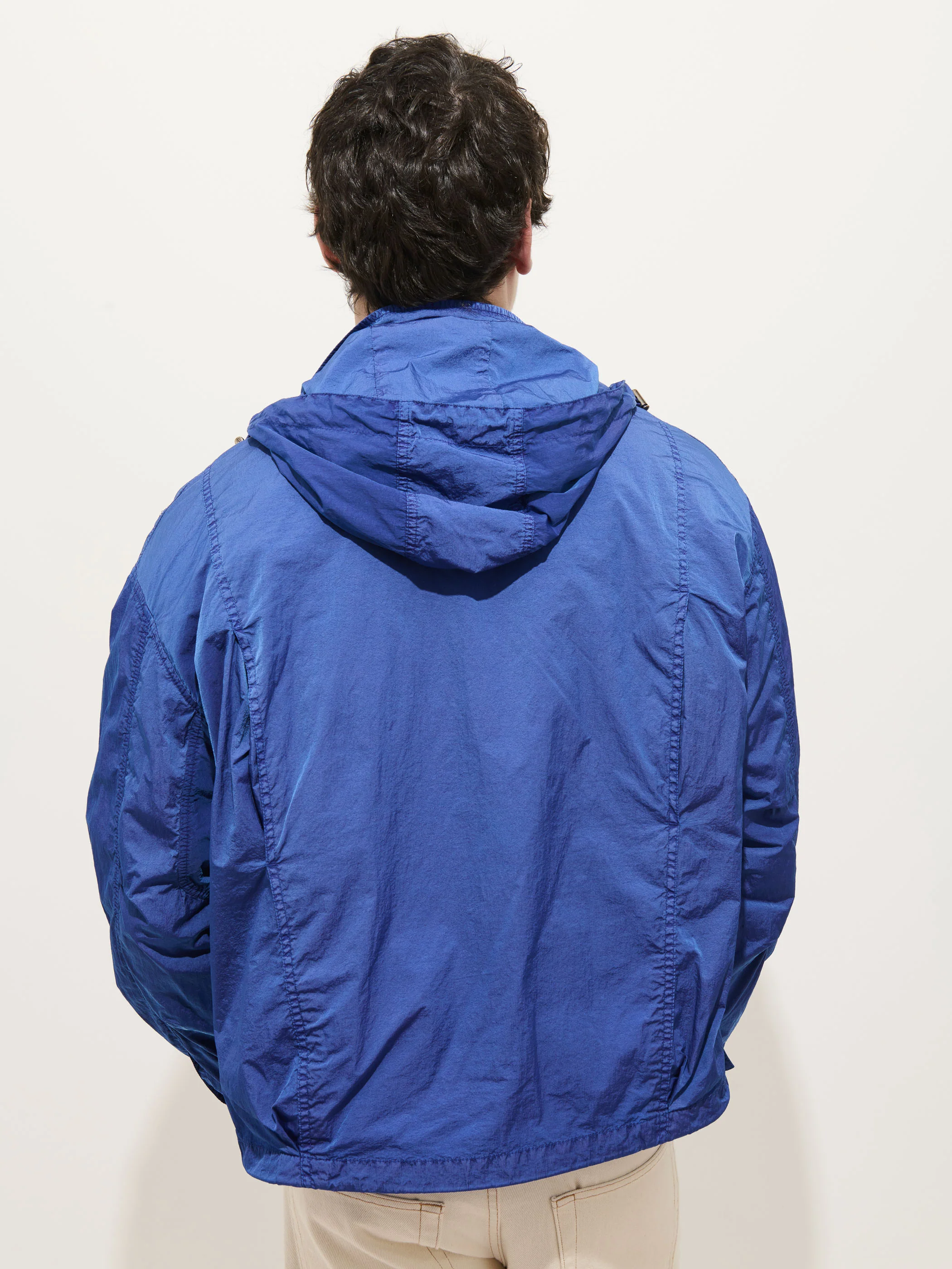 David Windbreaker In Crinkle Nylon - Image 4