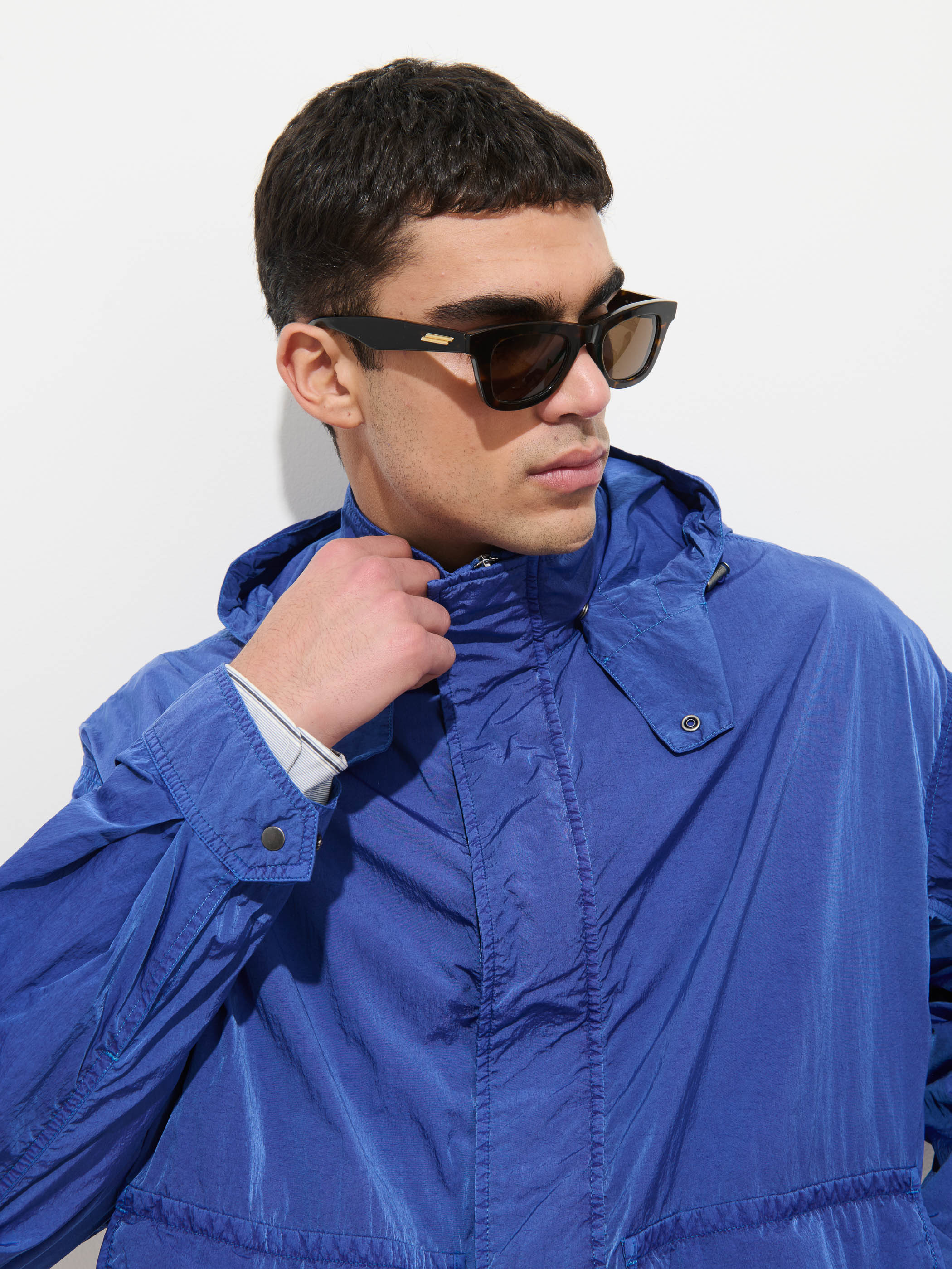 David Windbreaker In Crinkle Nylon - Image 6