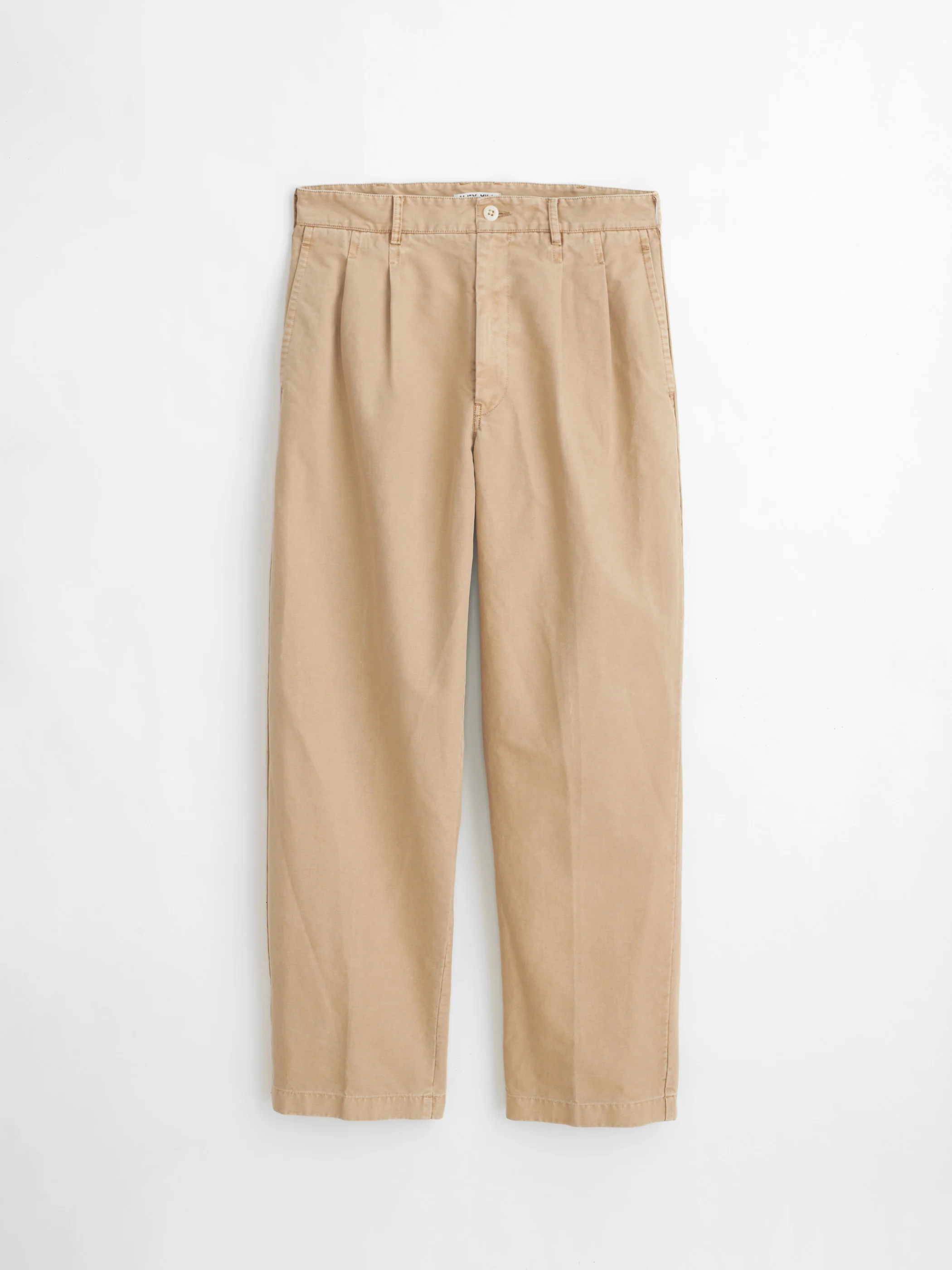 Double Pleated Pant In Vintage Twill - Image 2