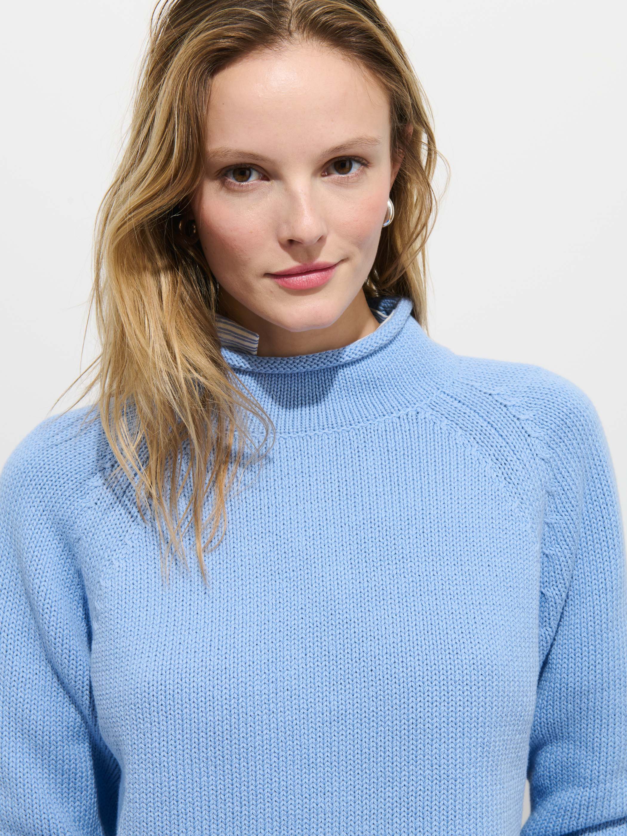 Eastport Rollneck In Cotton - Image 4