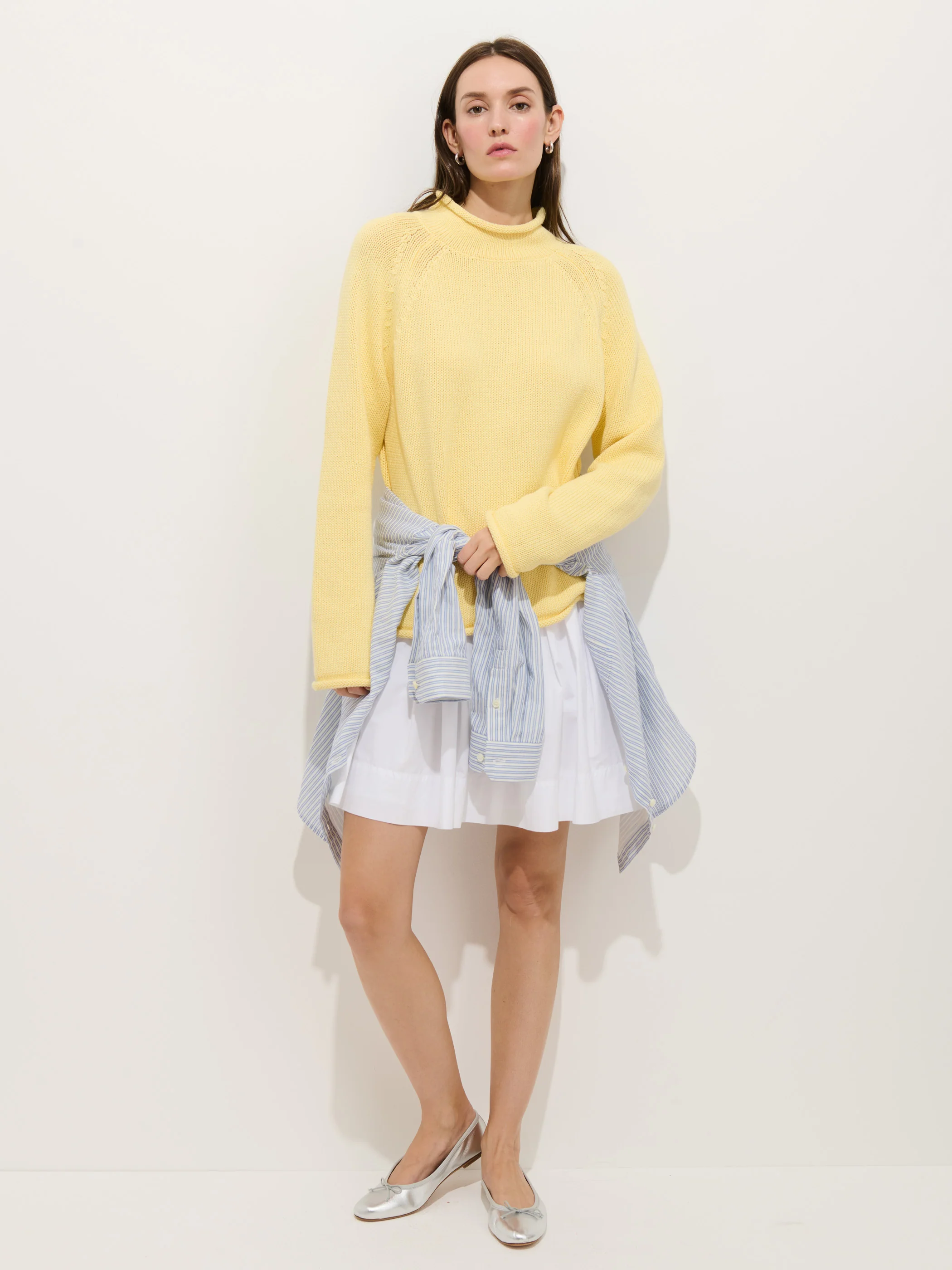 Eastport Rollneck In Cotton - Image 3
