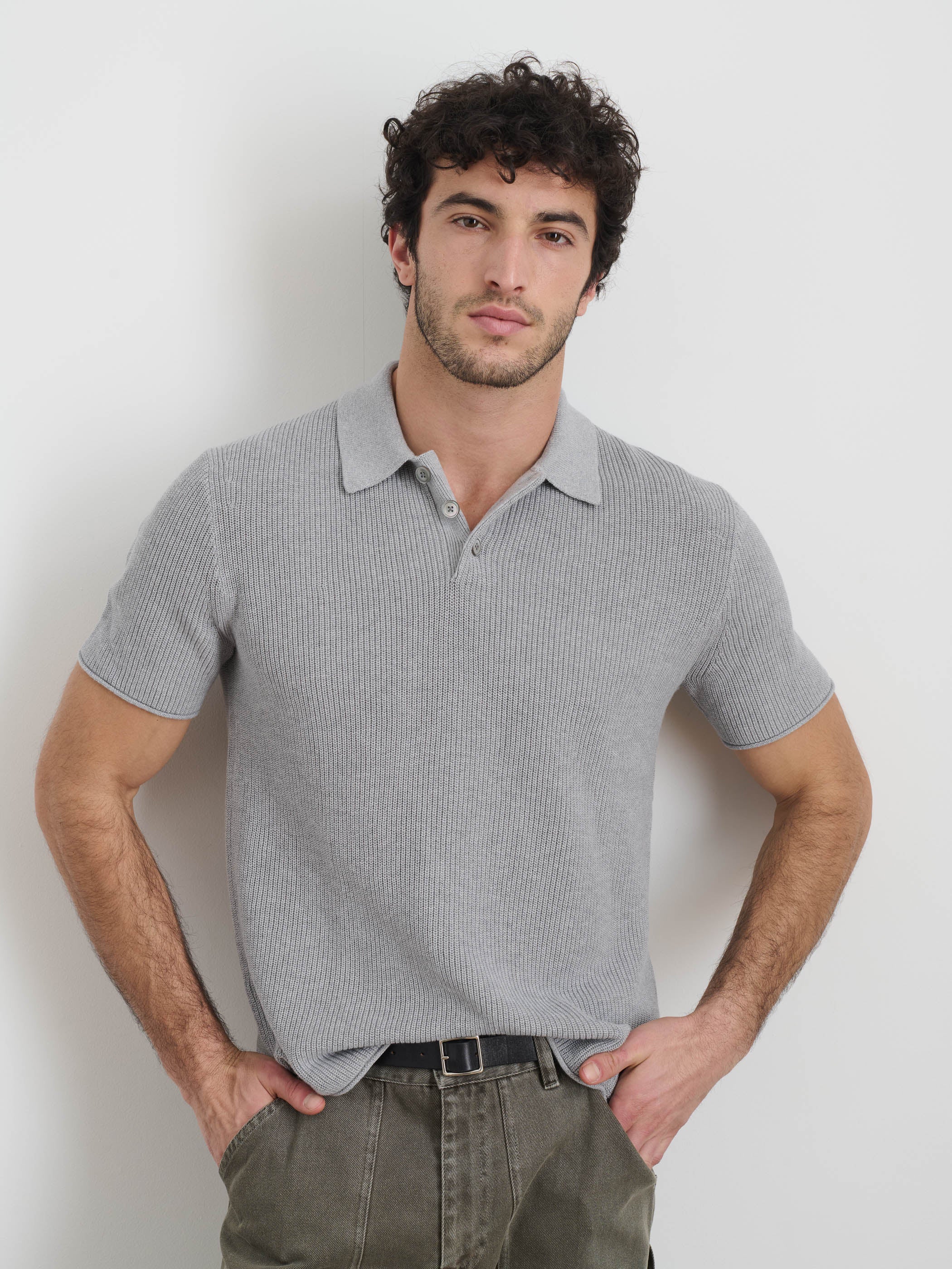 Eastwood Polo In Cotton Linen