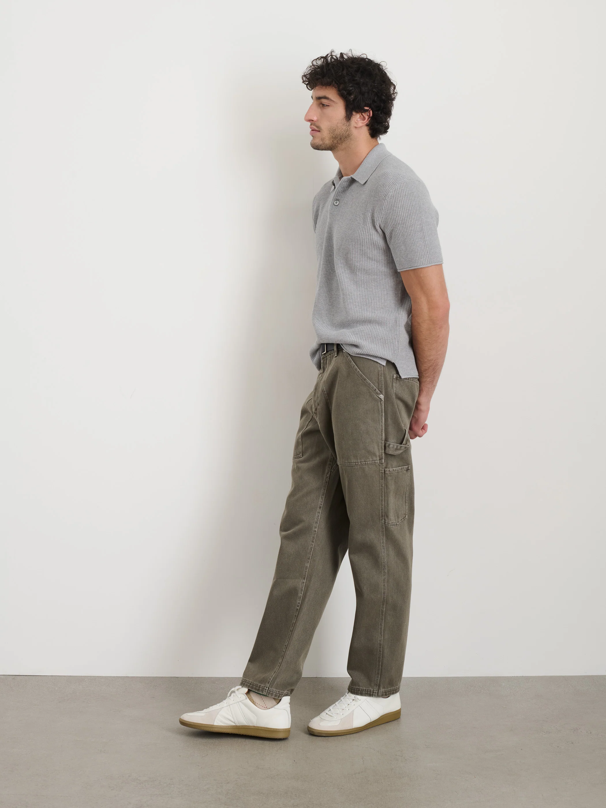 Eastwood Polo In Cotton Linen - Image 4