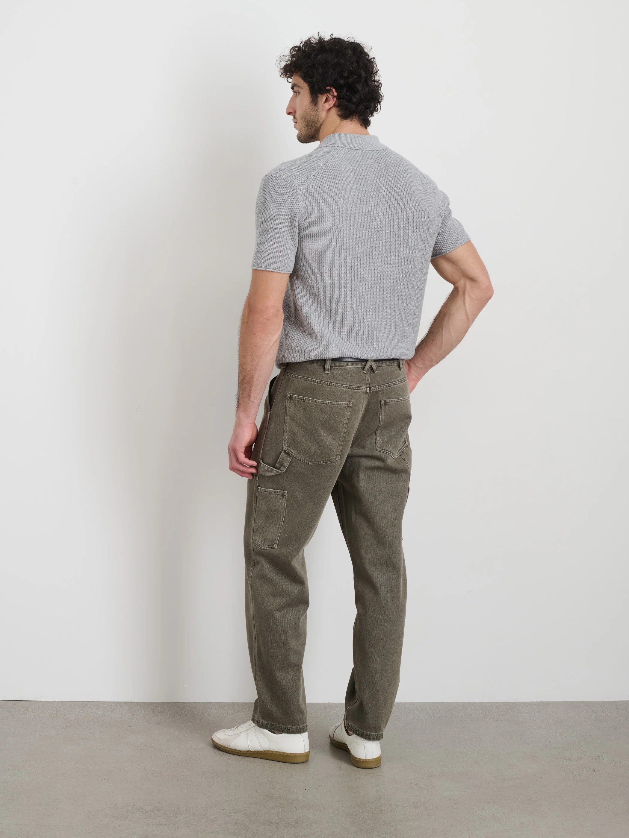 Eastwood Polo In Cotton Linen - Image 5